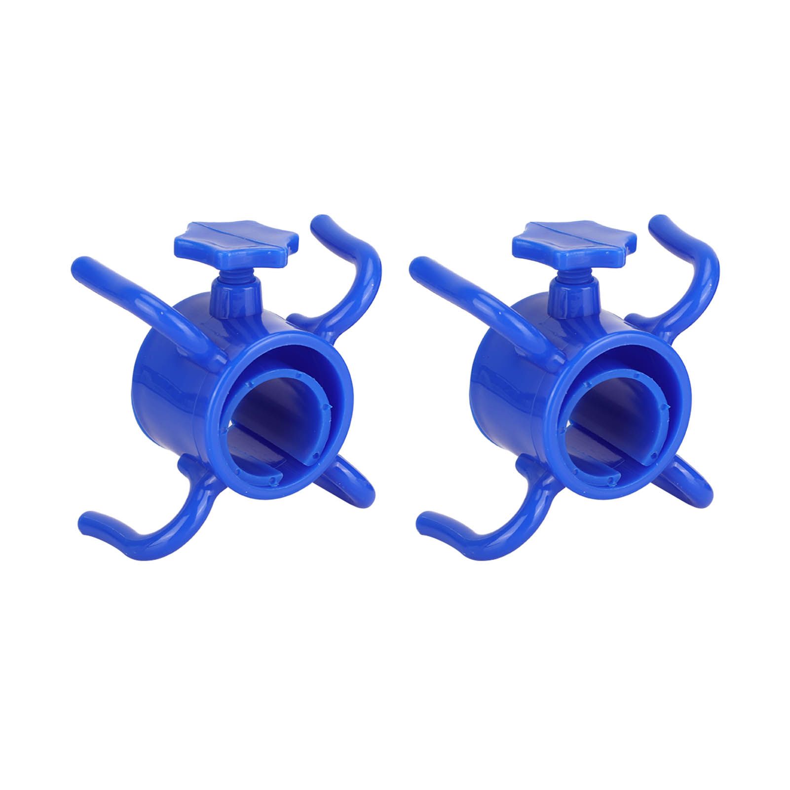 2Pcs Plastic Beach Umbrella Hanging Hook Umbrella Hanger 4 Prong Towel Hat view 3