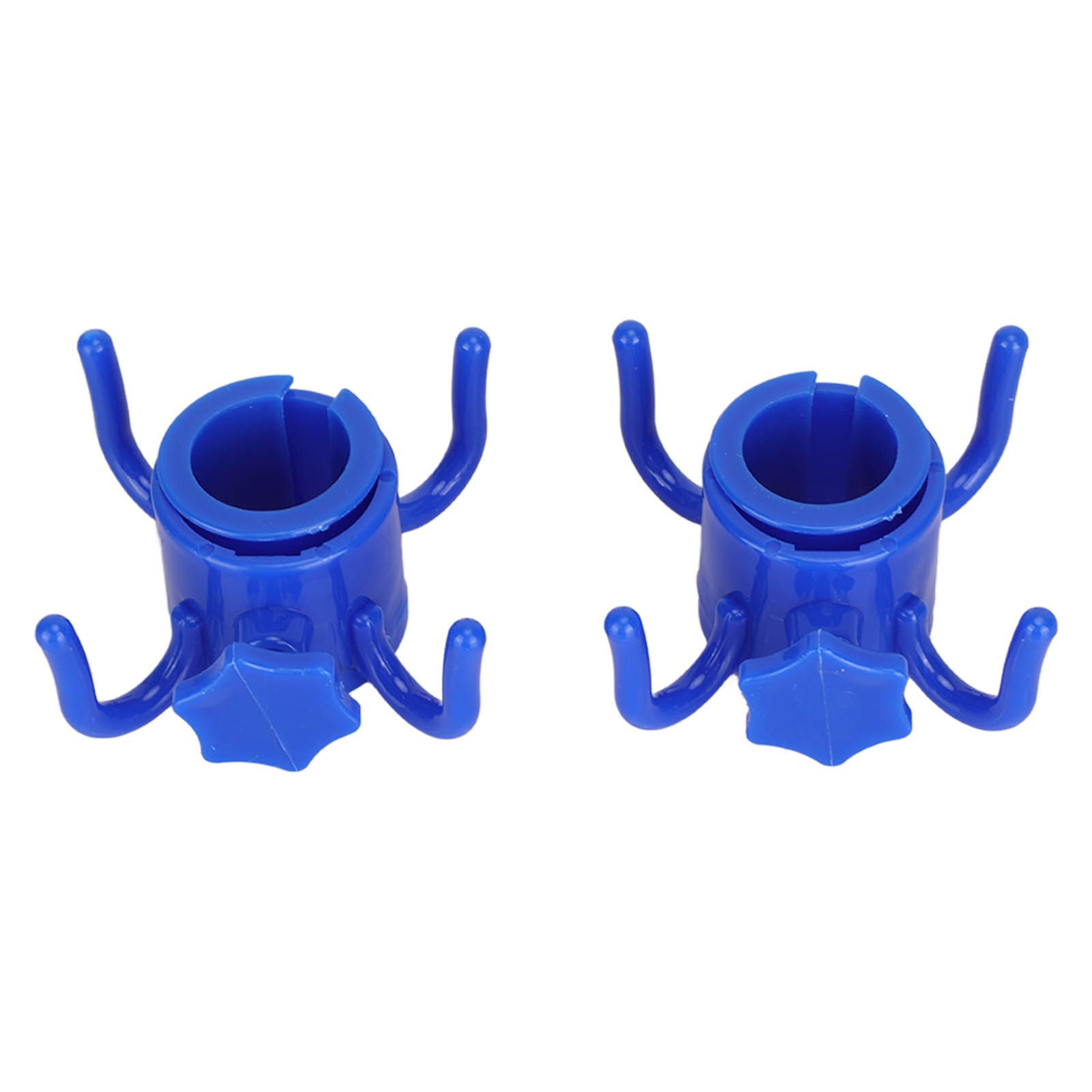 2Pcs Plastic Beach Umbrella Hanging Hook Umbrella Hanger 4 Prong Towel Hat view 4