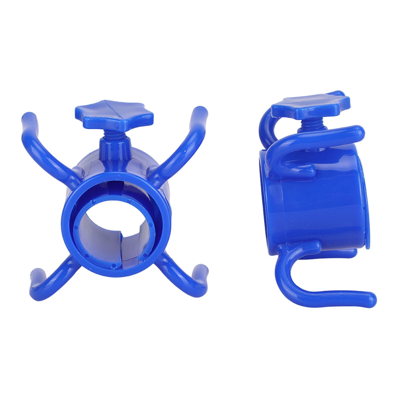 2Pcs Plastic Beach Umbrella Hanging Hook Umbrella Hanger 4 Prong Towel Hat view 5