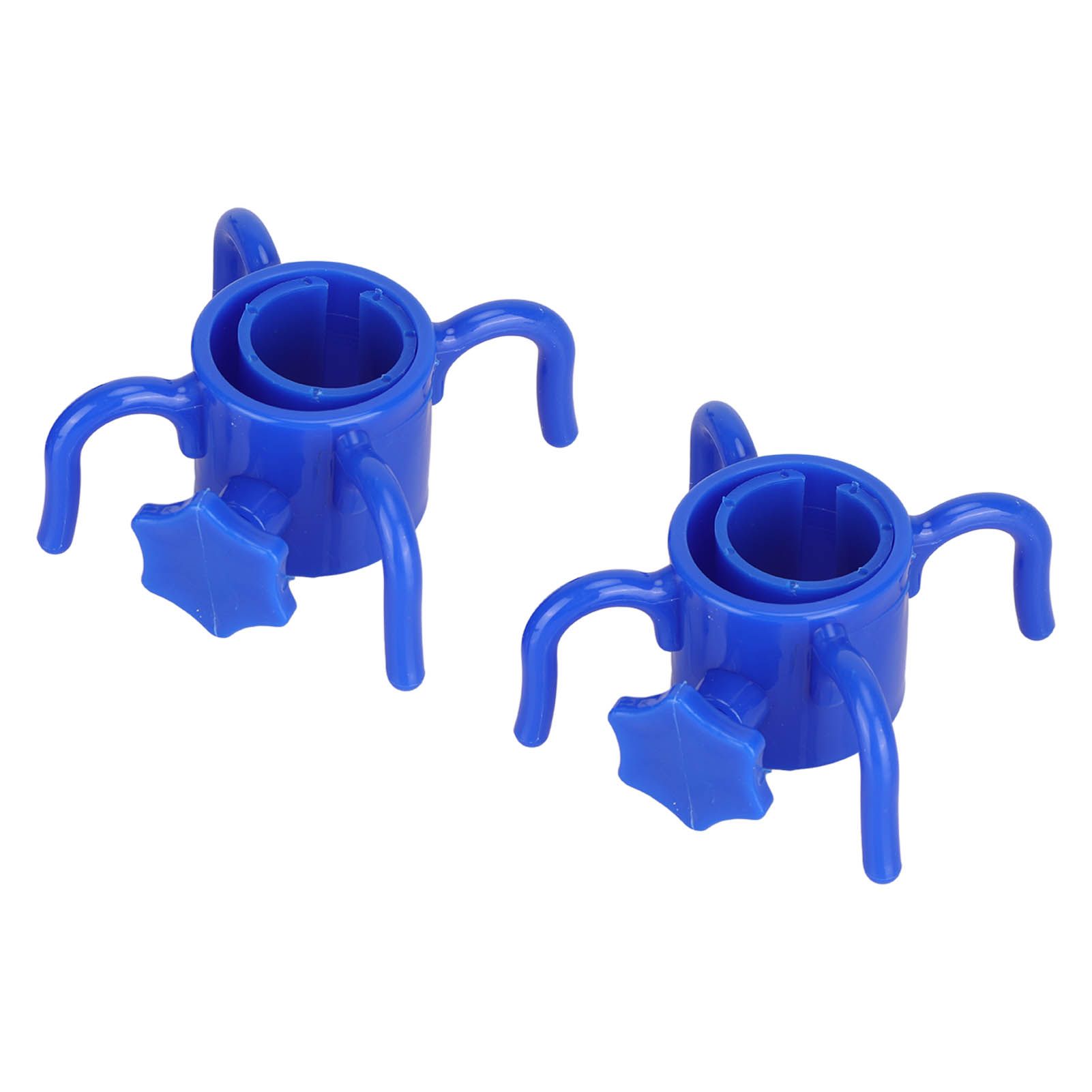 2Pcs Plastic Beach Umbrella Hanging Hook Umbrella Hanger 4 Prong Towel Hat view 7