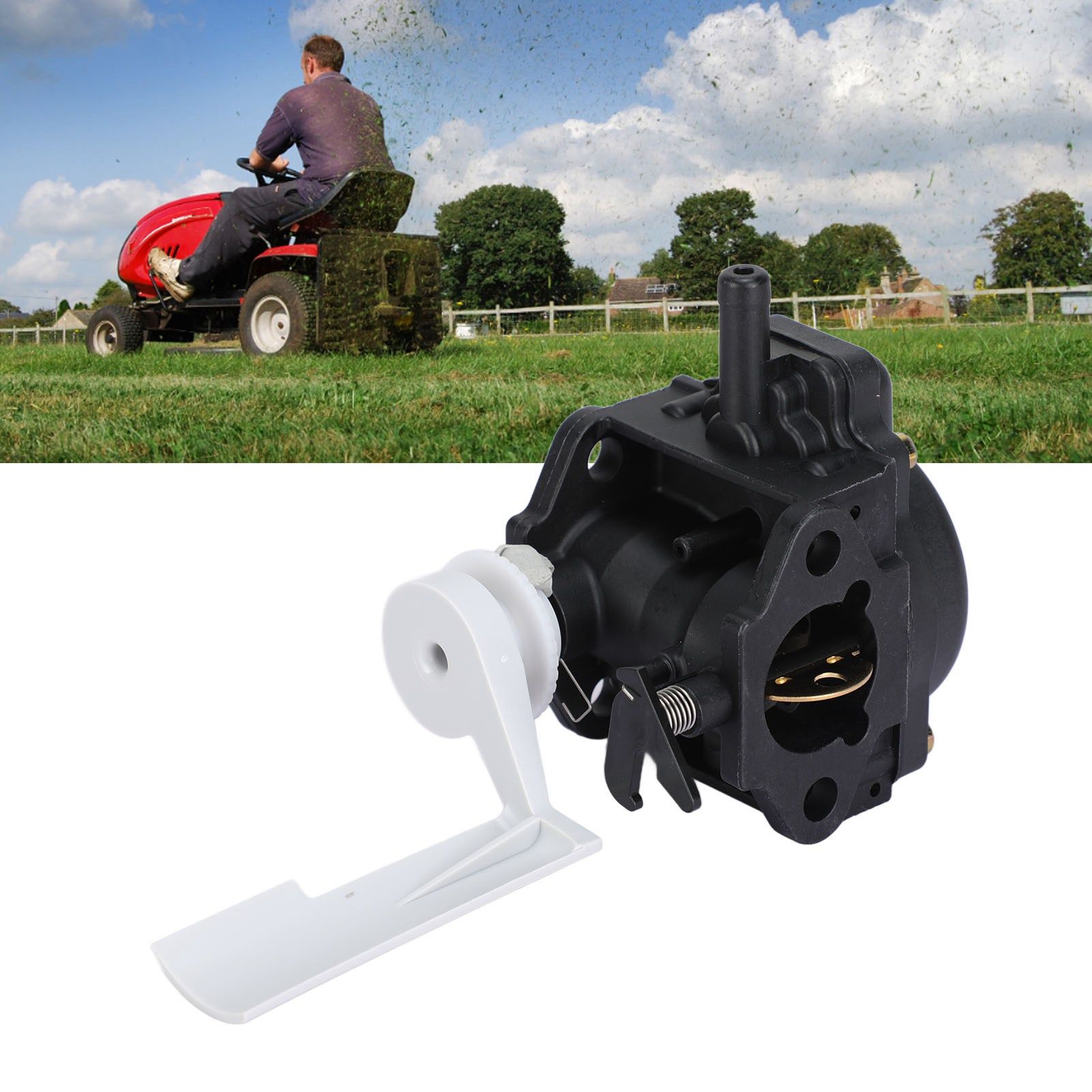 Aluminum Lawn Mower Replacement Carburetor with Paper Pad for GENUINE OEM PART view 11