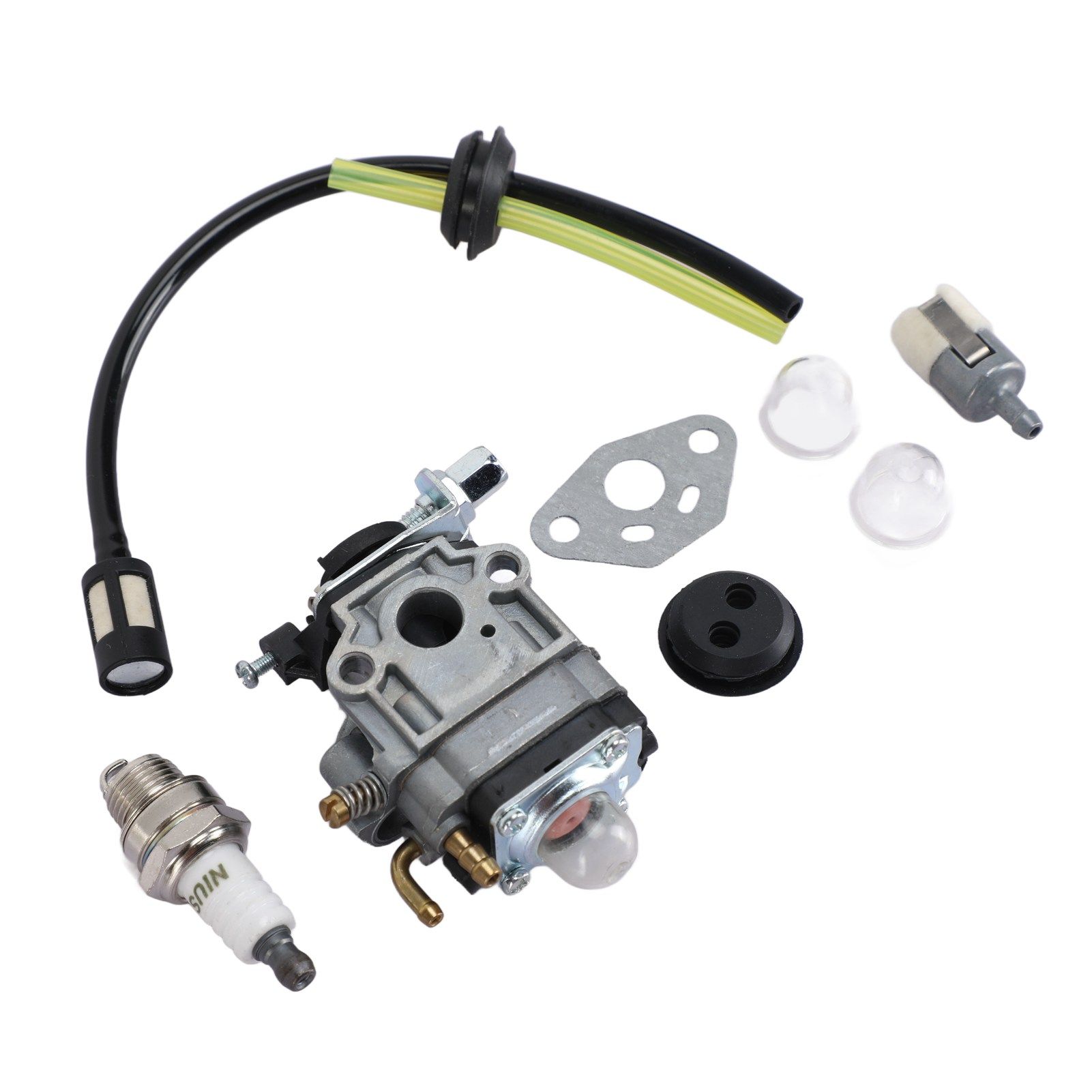 Lawn Mower Carburetor Kit Spark Plug Filter Line for TH23 TH26 TH34 23CC 25CC view 3