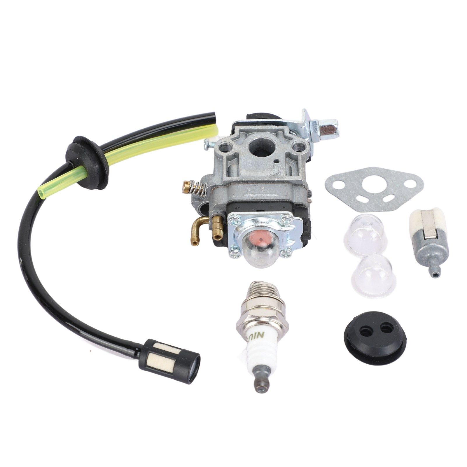 Lawn Mower Carburetor Kit Spark Plug Filter Line for TH23 TH26 TH34 23CC 25CC view 5