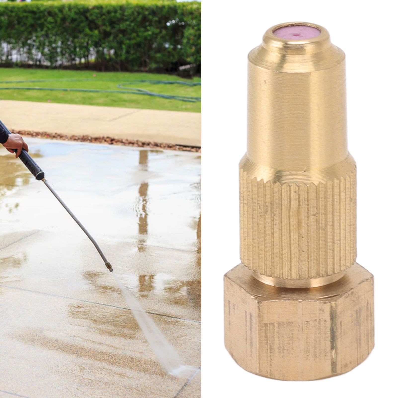 G3/8 Internal Thread High Pressure Sprayer Nozzle Ceramic Brass Watering Tool view 11