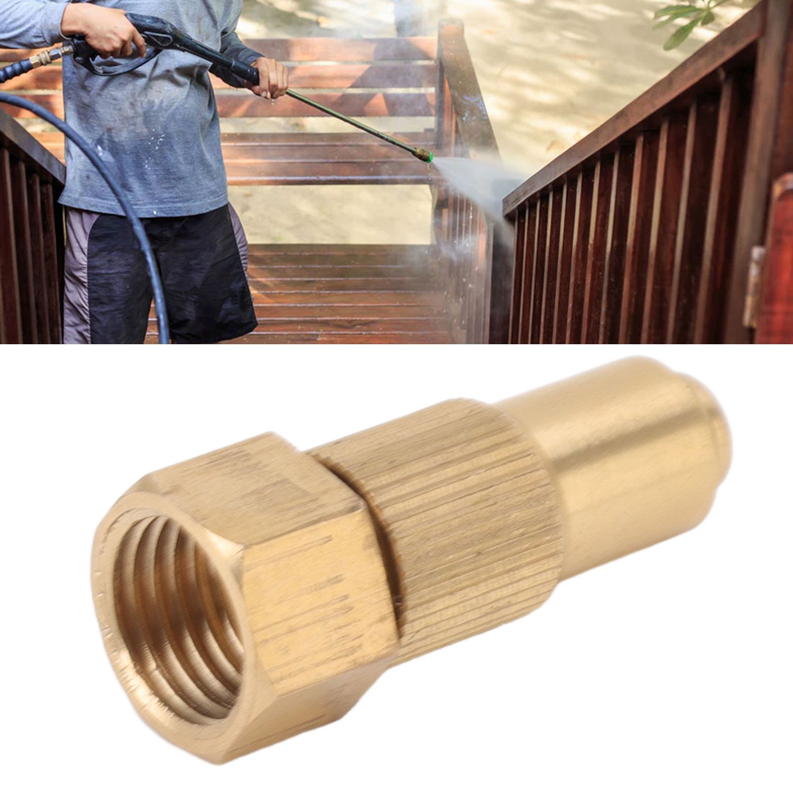 G3/8 Internal Thread High Pressure Sprayer Nozzle Ceramic Brass Watering Tool view 12