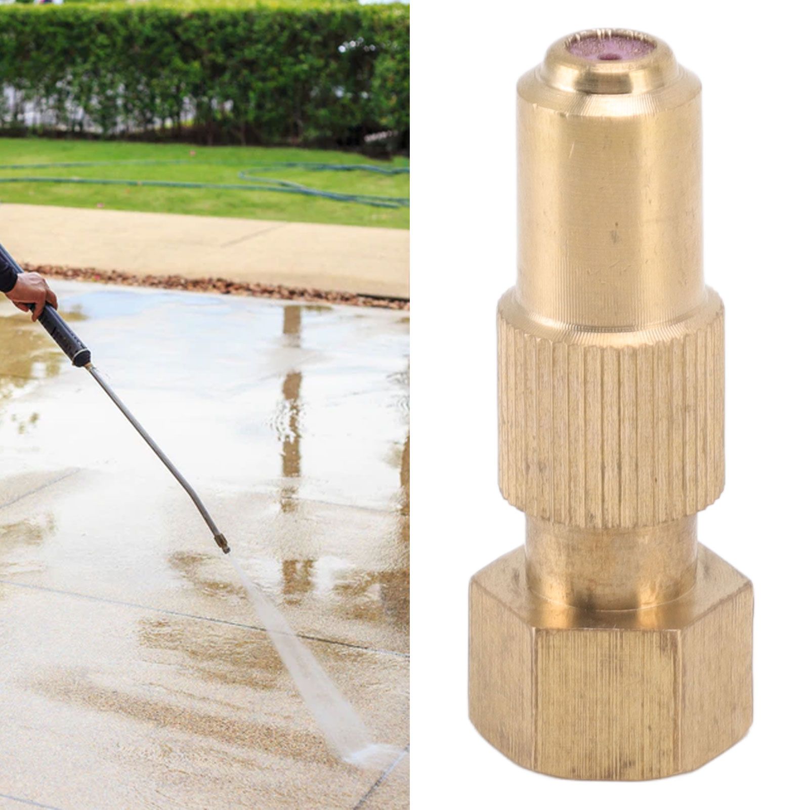 G3/8 Internal Thread High Pressure Sprayer Nozzle Ceramic Brass Watering Tool view 11