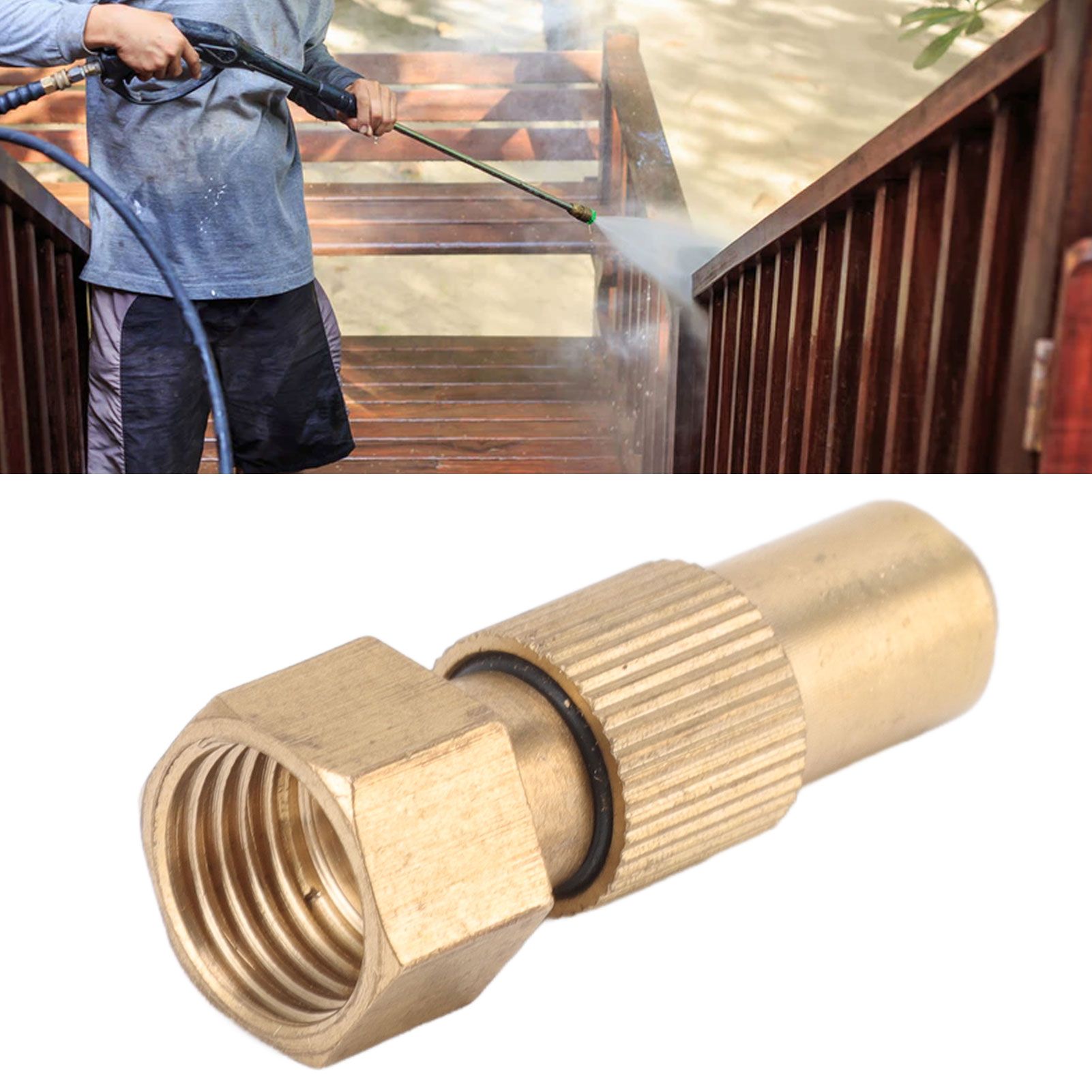 G3/8 Internal Thread High Pressure Sprayer Nozzle Ceramic Brass Watering Tool view 12