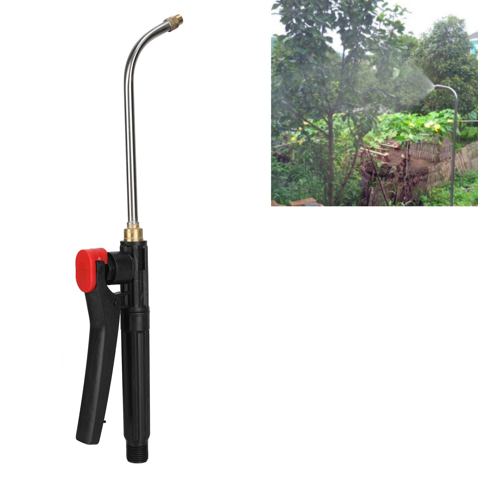 Garden Watering Wand G3/8 External Thread Agricultural Spray Rod with Curved view 11