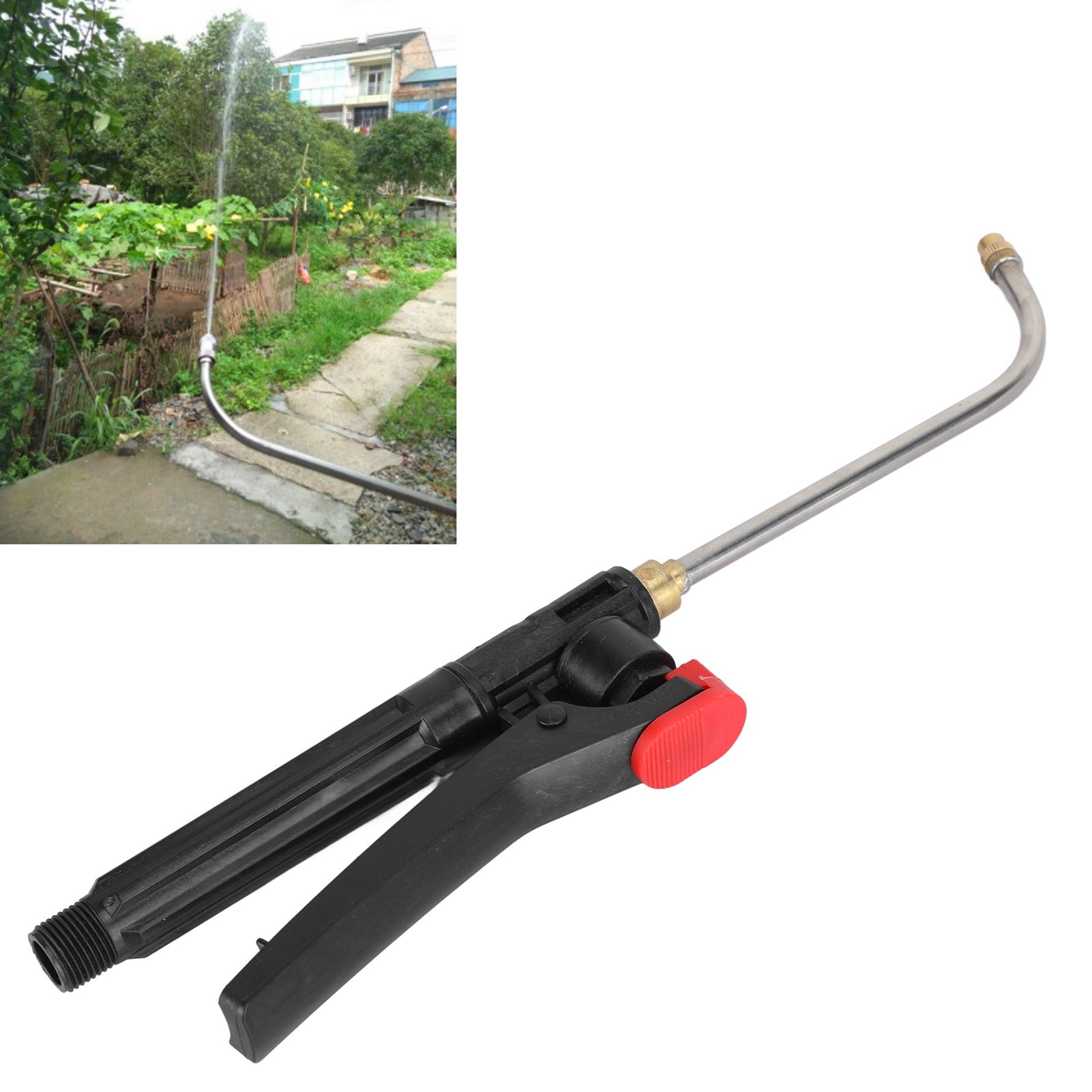 Garden Watering Wand G3/8 External Thread Agricultural Spray Rod with Curved view 12