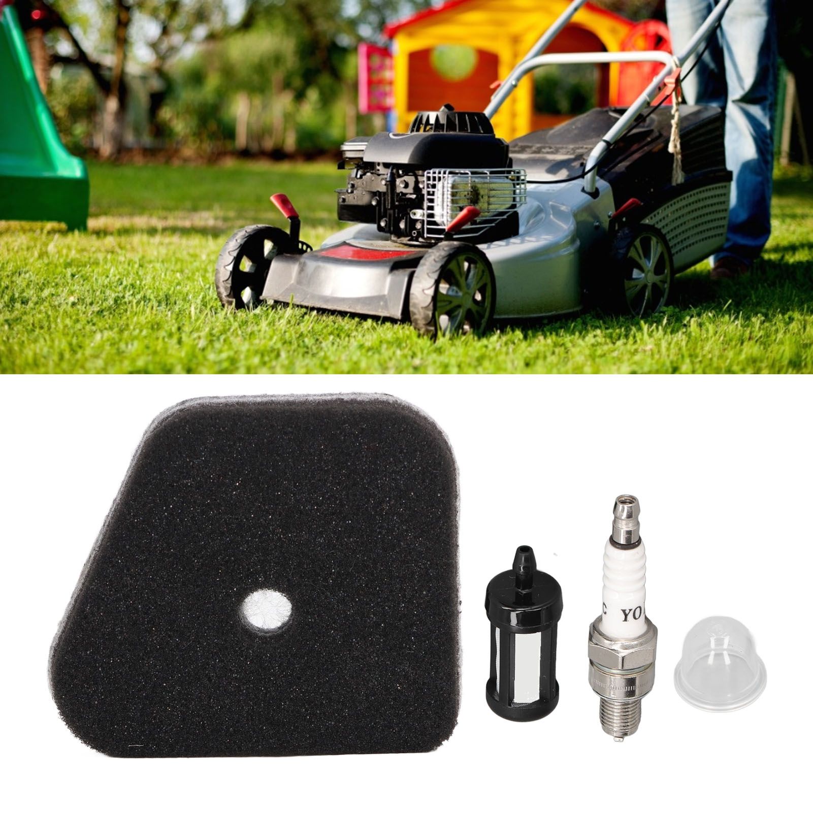 Air Filter Repair Kit Ceramic Cotton Spark Plug Fuel Filter Cap for STIHL view 11