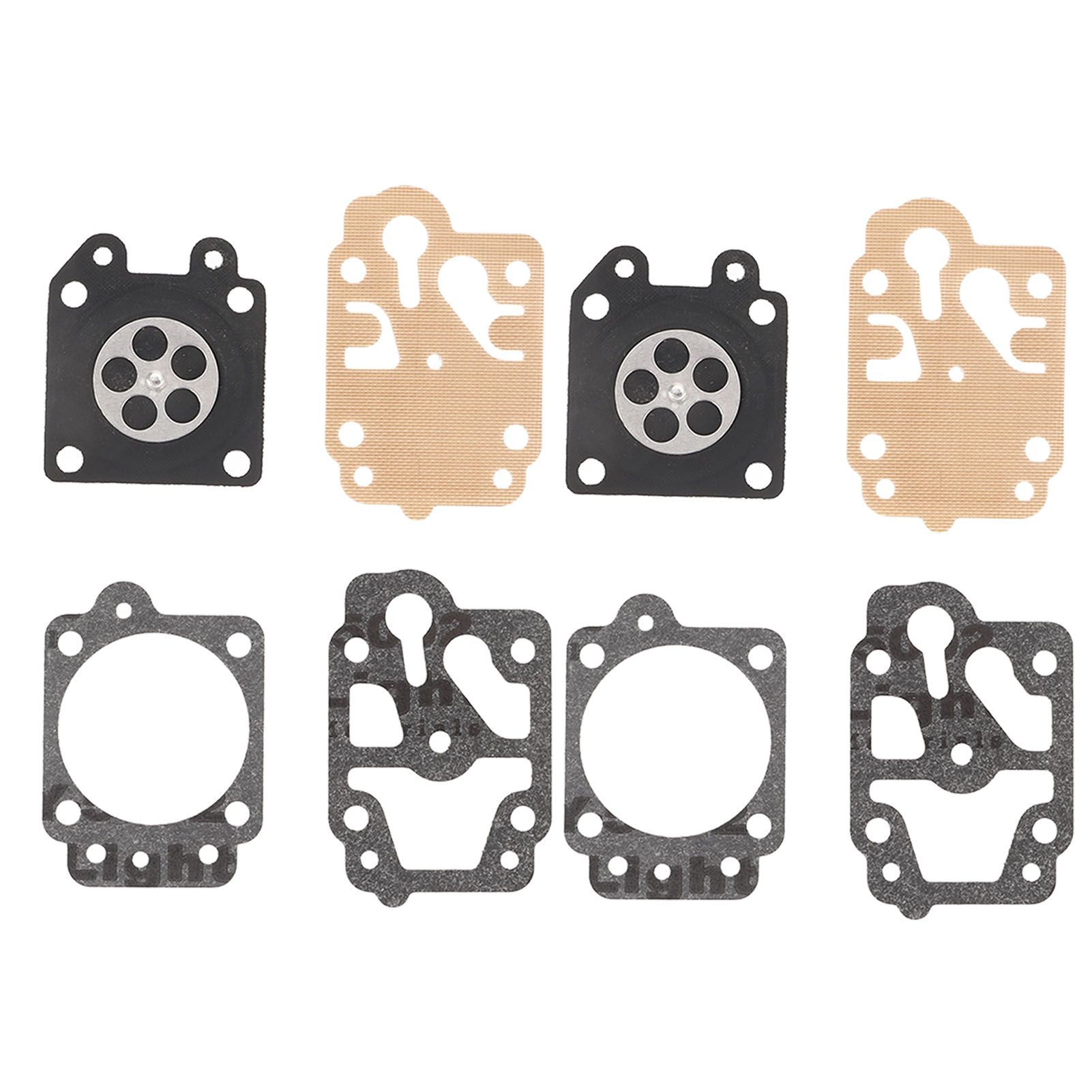 2Set Carburetor Diaphragm Repair Gasket Kits Carburetor Service Kit with Paper — image 1