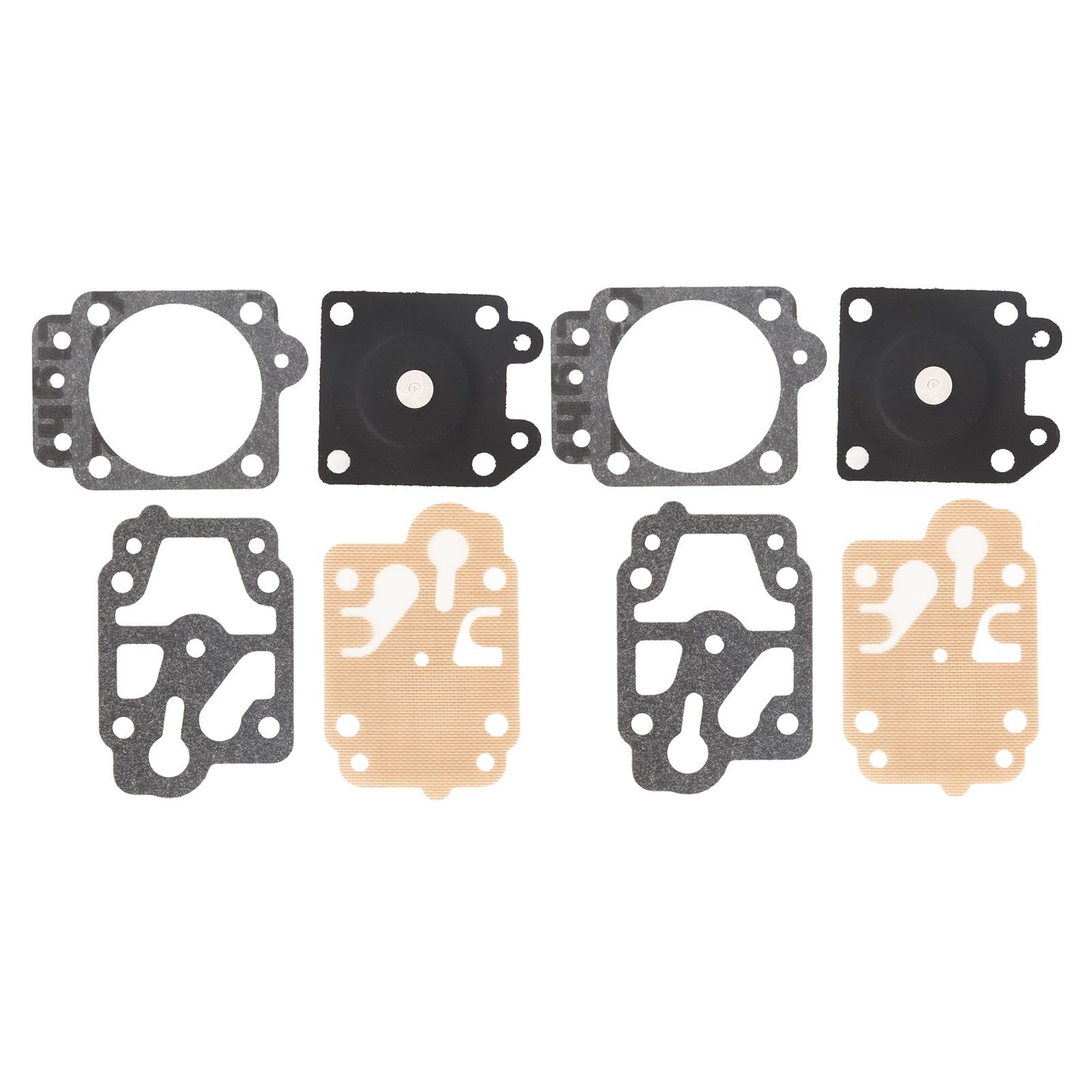 2Set Carburetor Diaphragm Repair Gasket Kits Carburetor Service Kit with Paper view 3