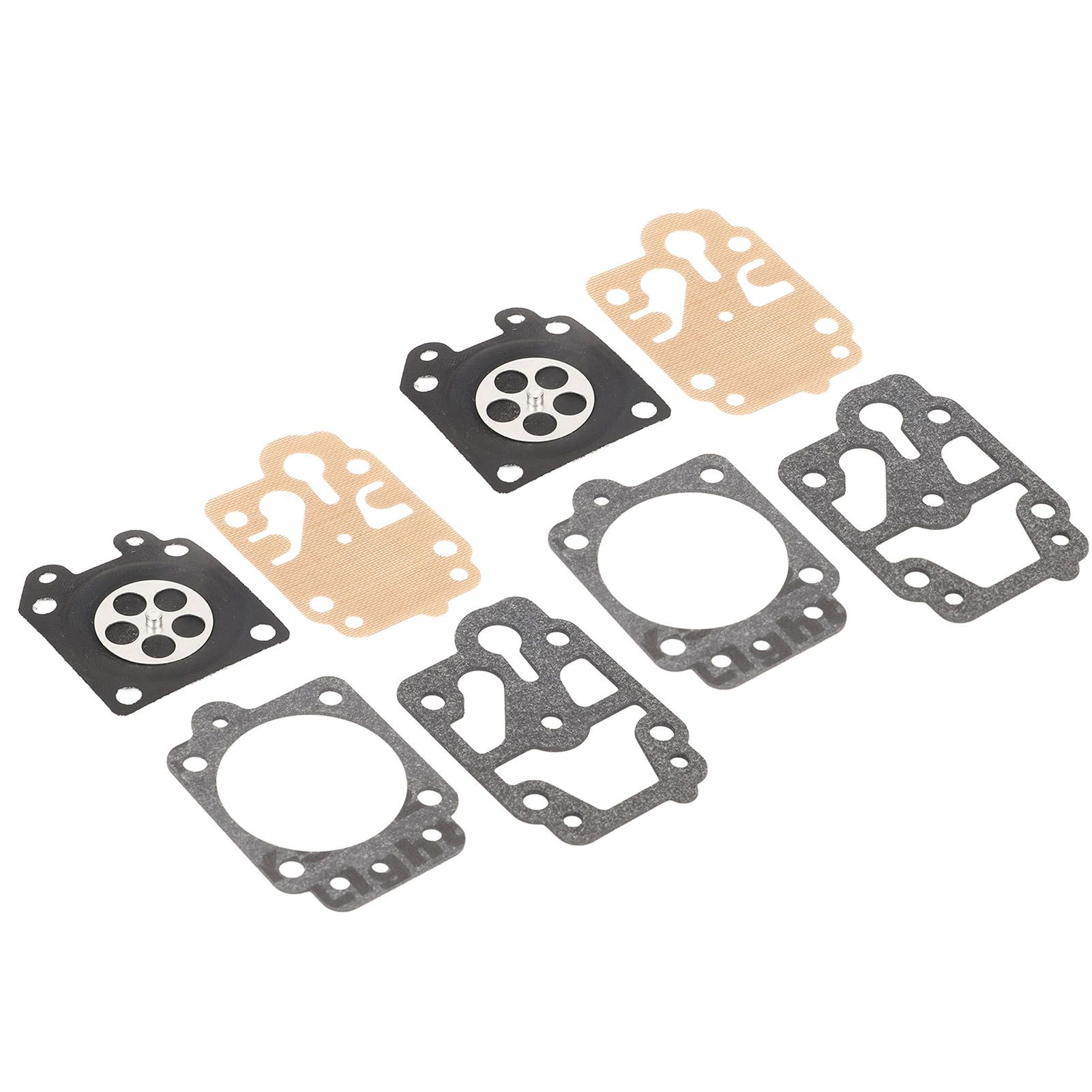 2Set Carburetor Diaphragm Repair Gasket Kits Carburetor Service Kit with Paper view 6