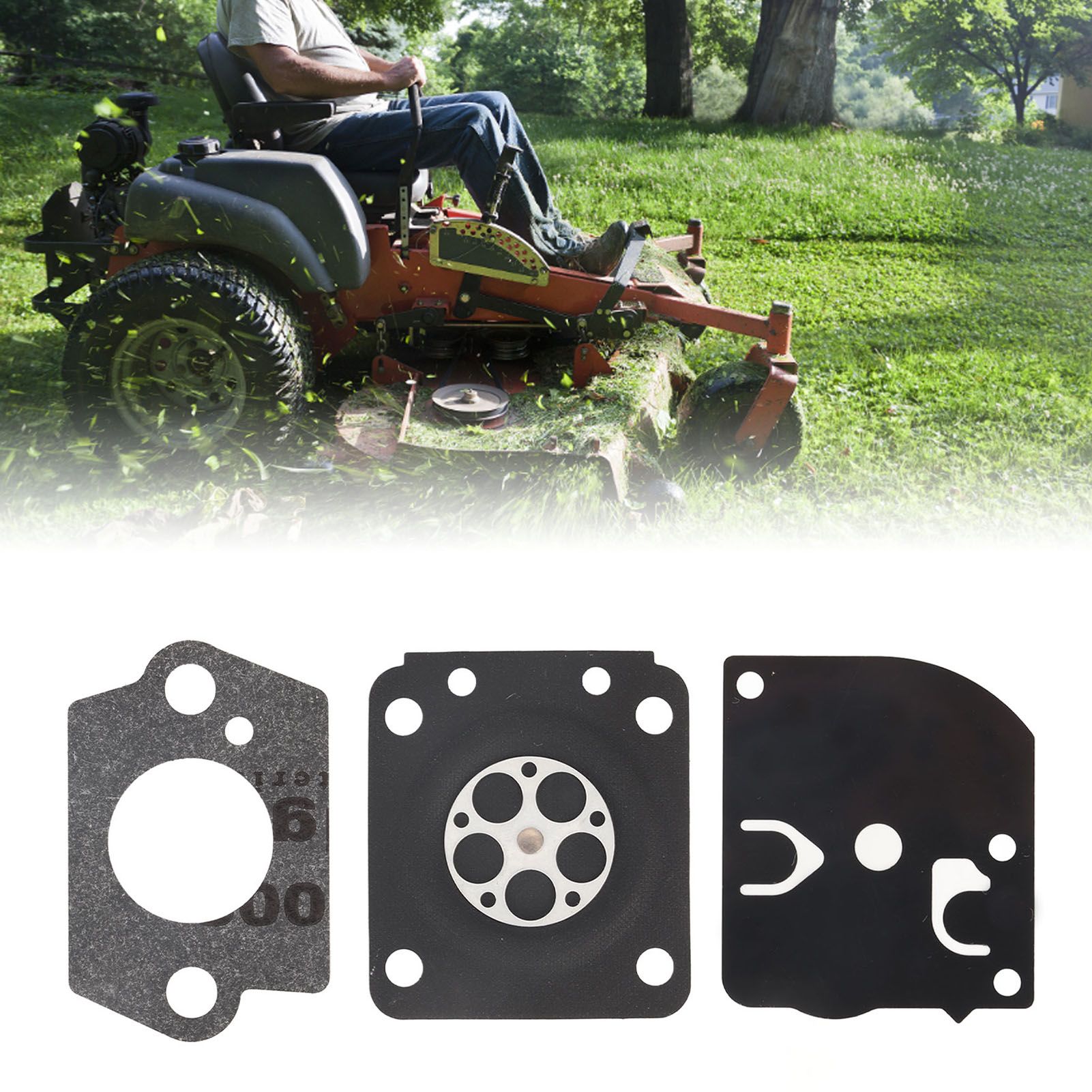Trimmer Carburetor Repair Kit Carb Gasket Primer Bulb Set for Stihl HS45 FS38 view 12
