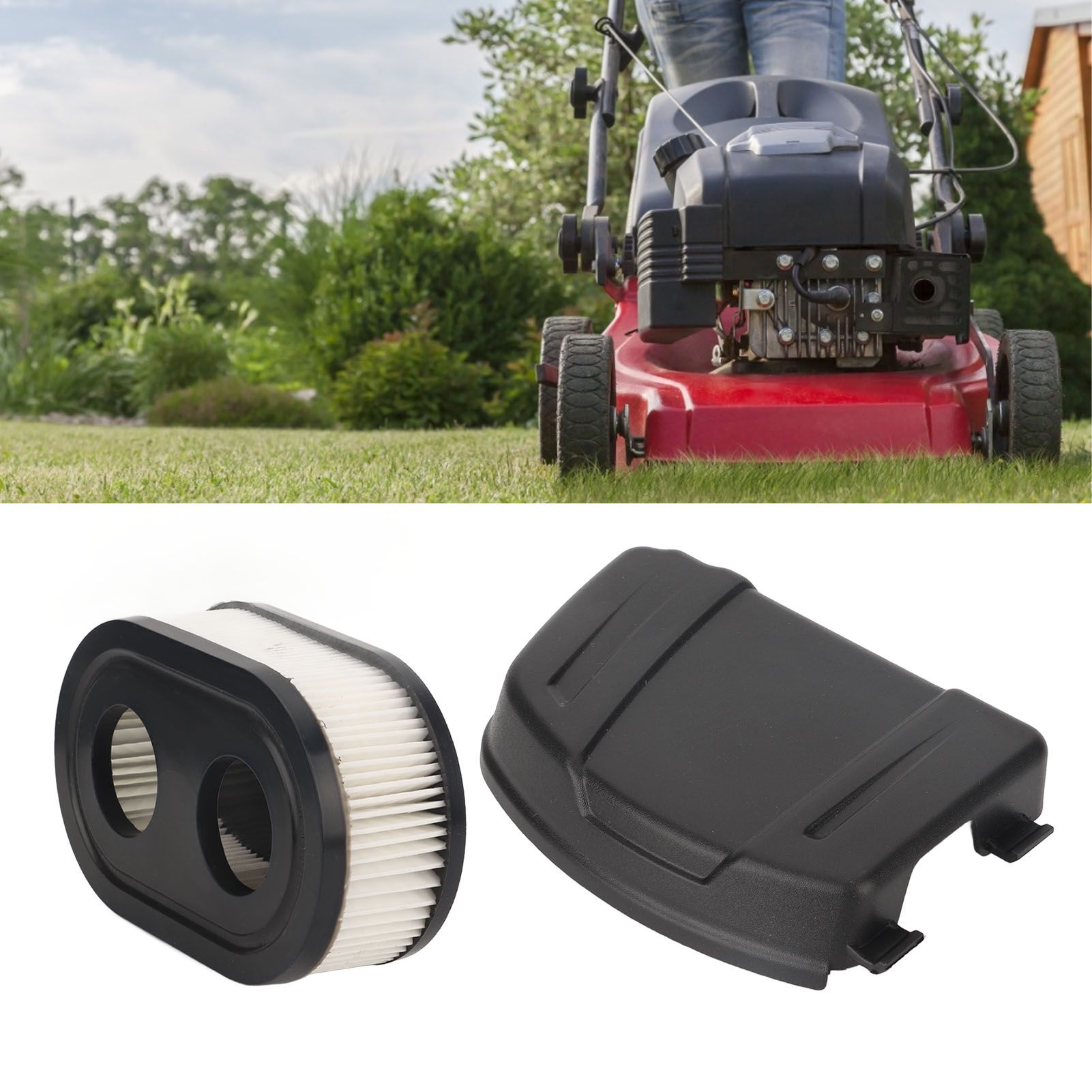 Lawn Mower Air Cleaner Cover ABS Air Filter Cover Kit 594106 for 650EXI 675EXI view 12