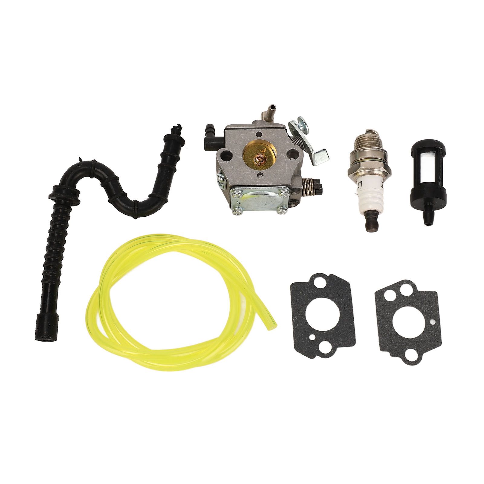 Chainsaw Carburetor Kit Carburetor Spark Plug with Fuel Pipe and Filter for — image 1