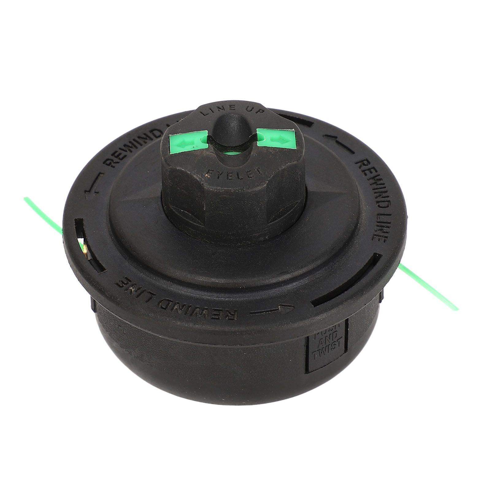 Internal Thread 7mm Green String Trimmer Head Replacement Lawnmower Weeding