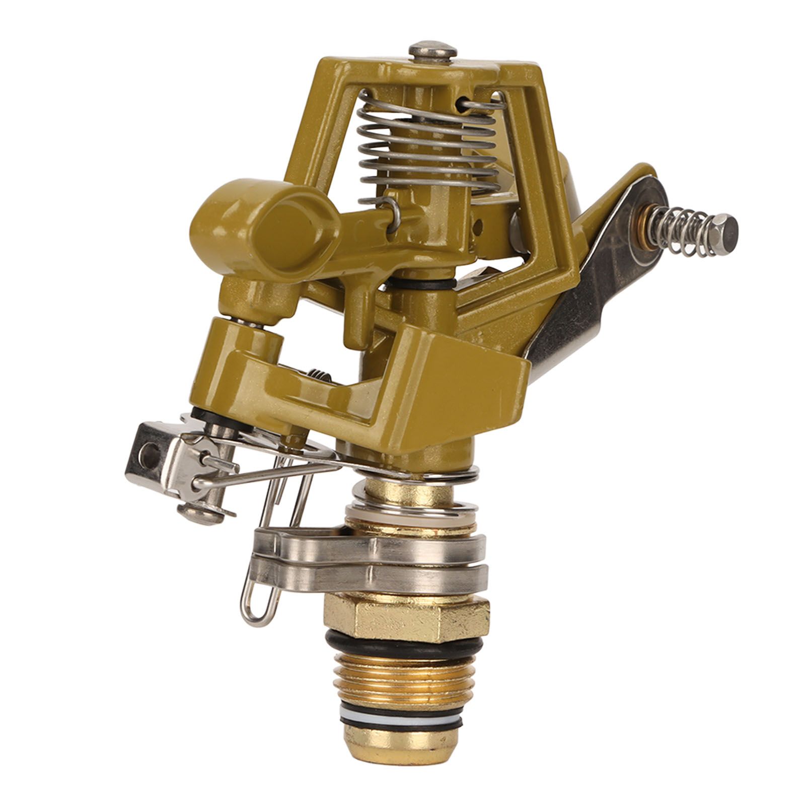 G1/2 Male Thread Watering Sprinkler Head 360 Degree Automatic Rotation 15m