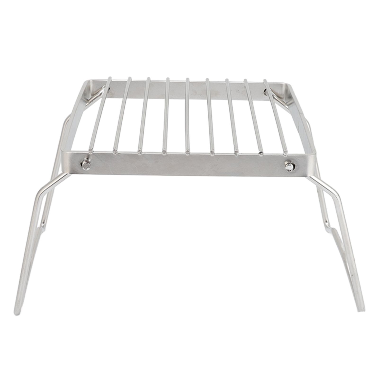 Folding Campfire Grill Stainless Steel Grid Shaped Camping Grill Grate Picnic