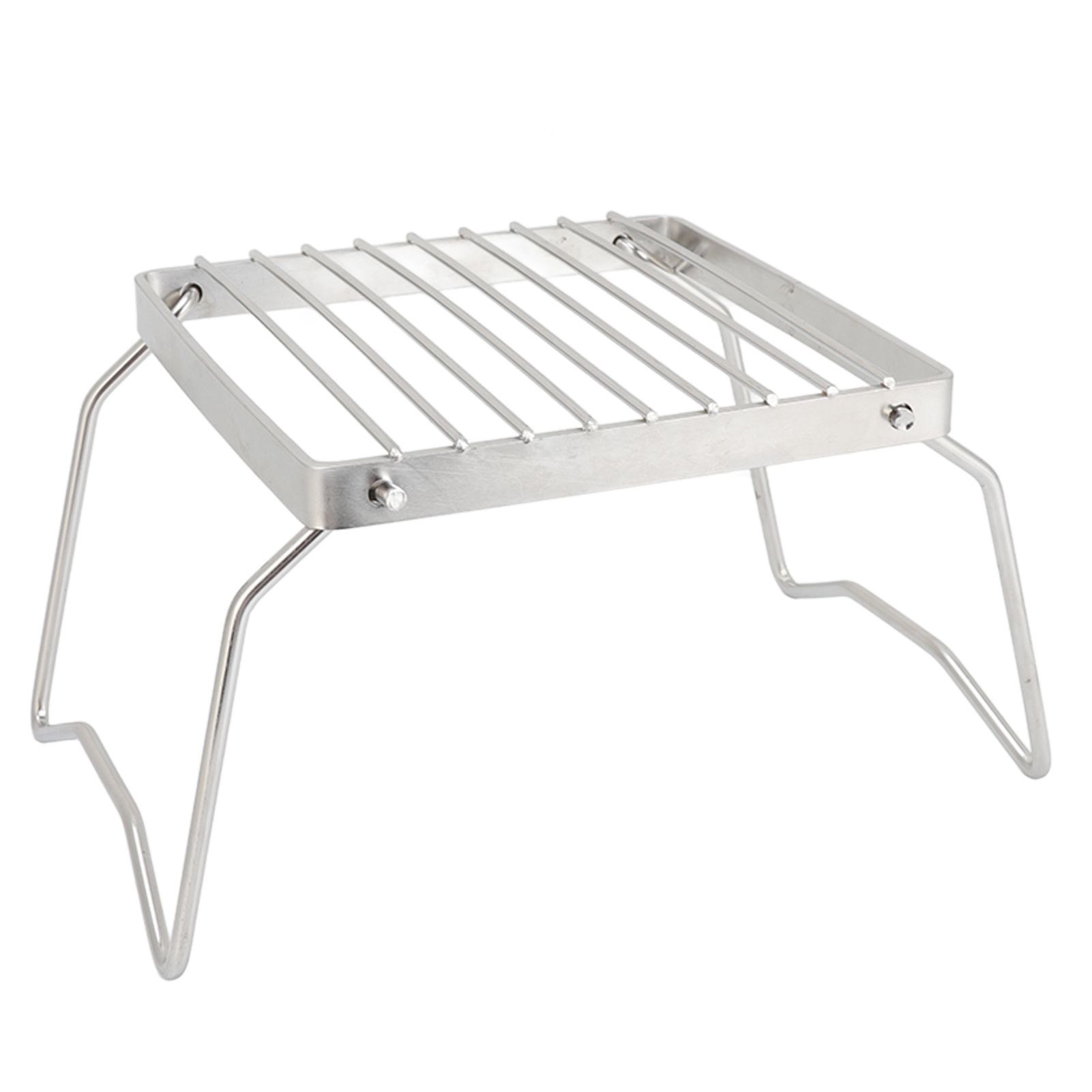 Folding Campfire Grill Stainless Steel Grid Shaped Camping Grill Grate Picnic view 8