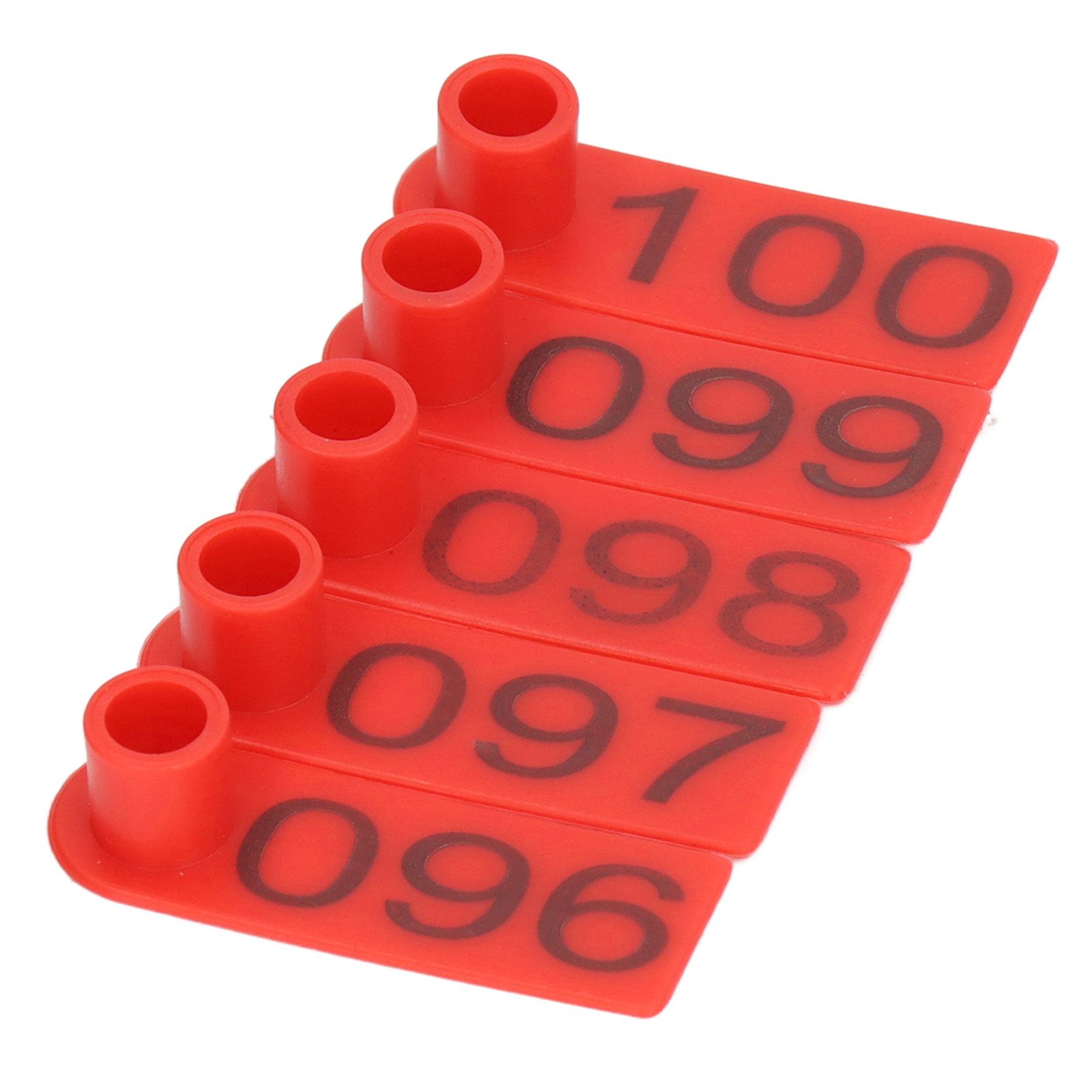 100 Sets Numbered Cattle Ear Tags Accurate Livestock Identification Card for view 15