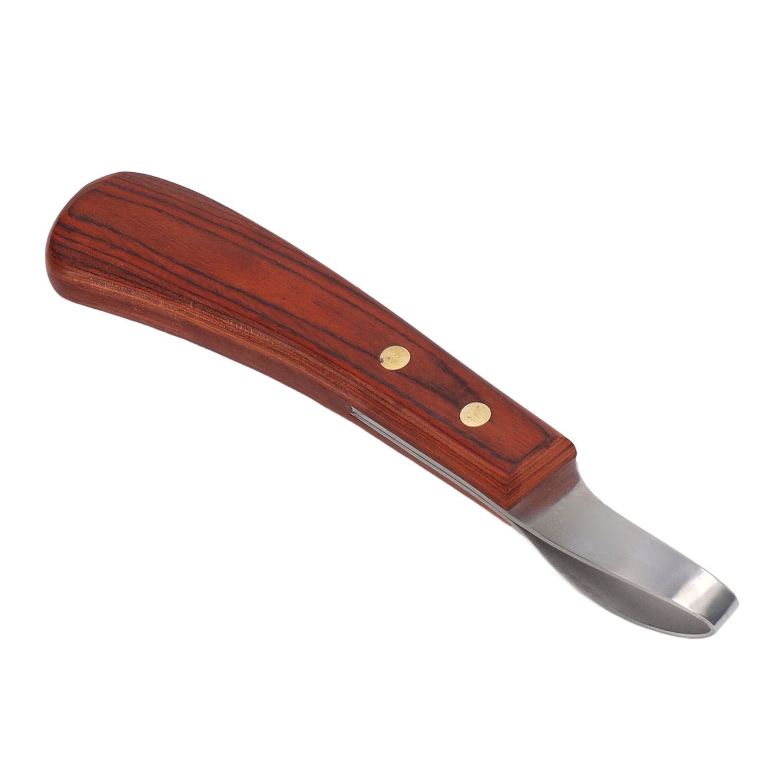 Hoof Trimmer Shears Stainless Steel Blade Rubber Wood Handle Multipurpose view 4