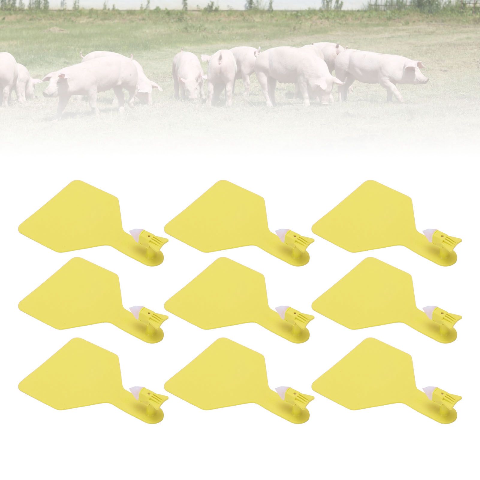 100pcs Blank Livestock Ear Tag Thickened TPU Reusable Animal Ear Label for view 11
