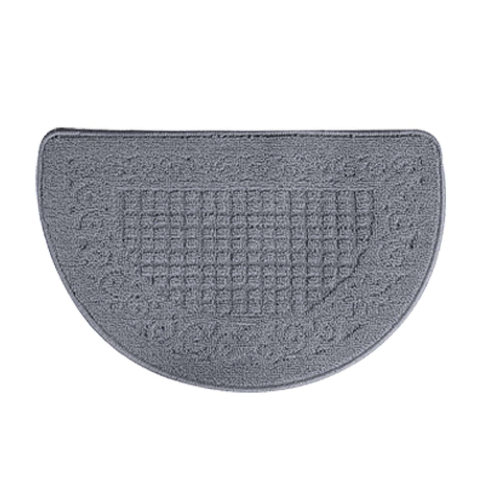 Half Circle Doormat Semicircle Floor Mat Dust Trap Polyester Fiber Strong