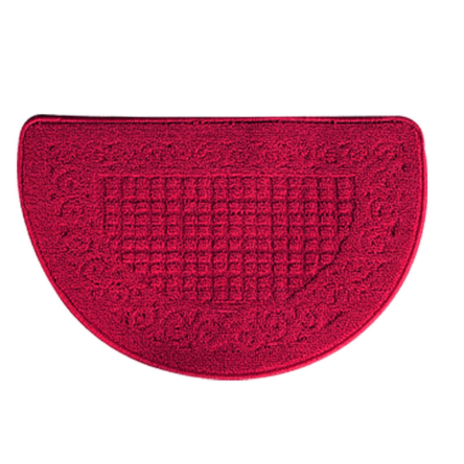 Half Circle Doormat Semicircle Floor Mat Dust Trap Polyester Fiber Strong