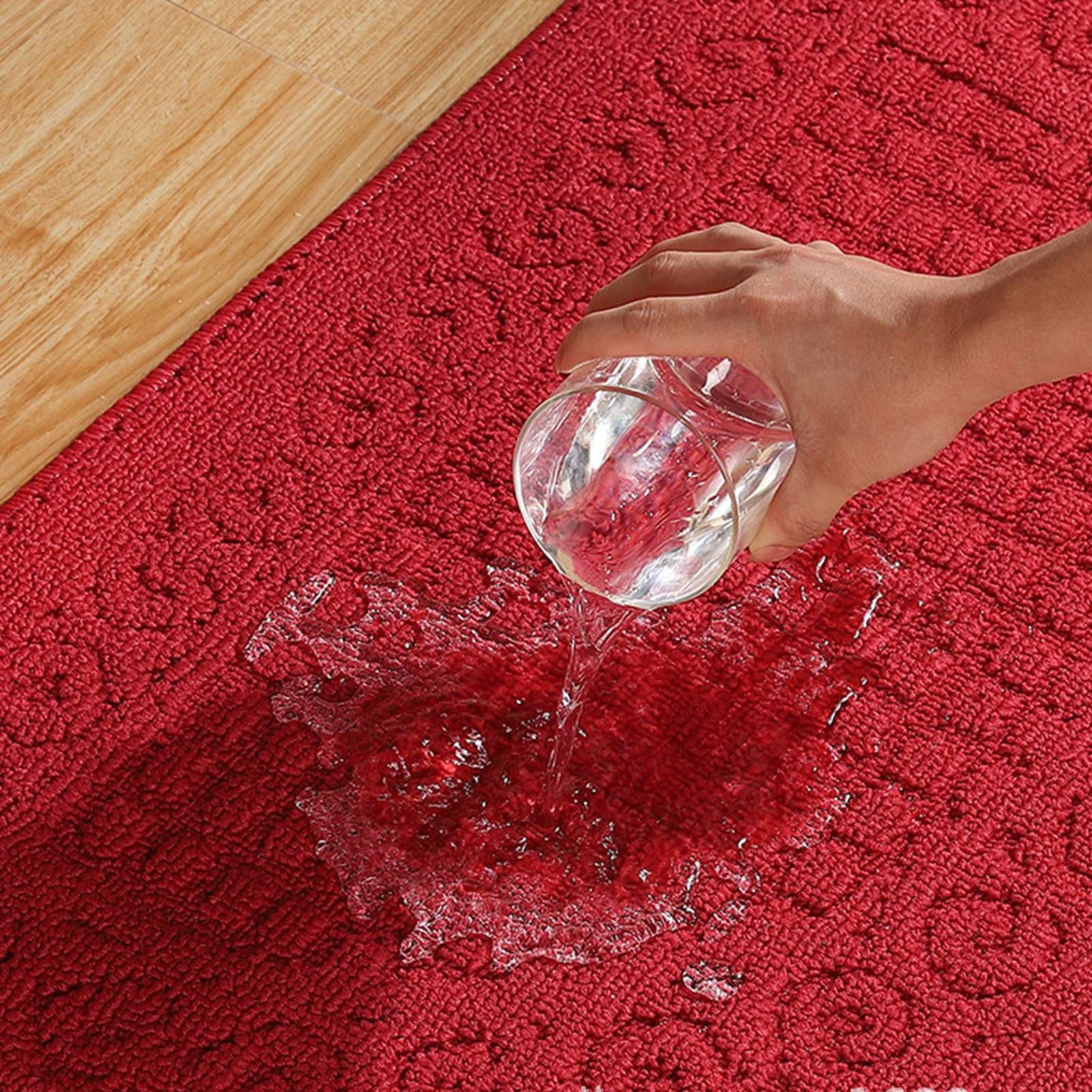 Half Circle Doormat Semicircle Floor Mat Dust Trap Polyester Fiber Strong view 2