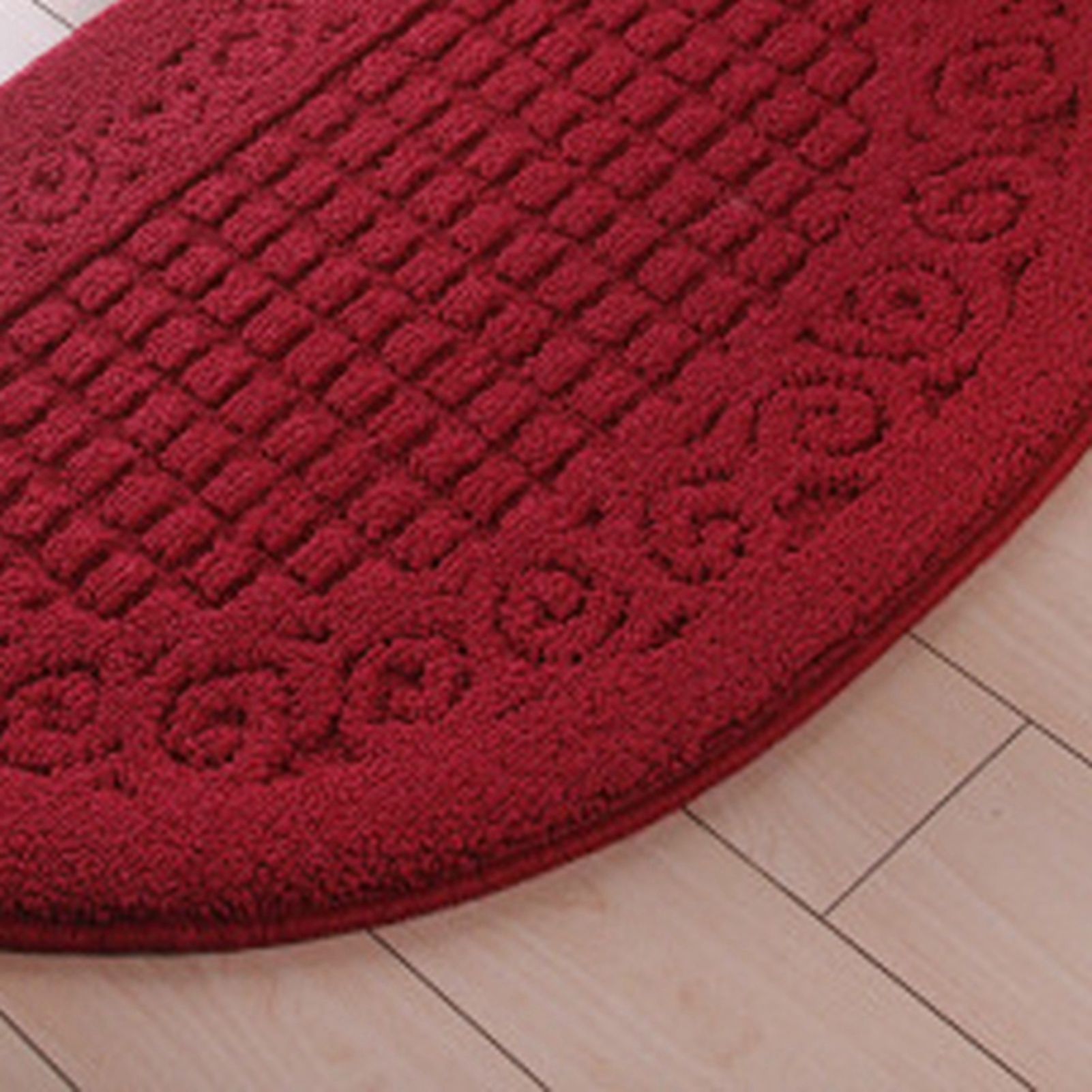 Half Circle Doormat Semicircle Floor Mat Dust Trap Polyester Fiber Strong view 5