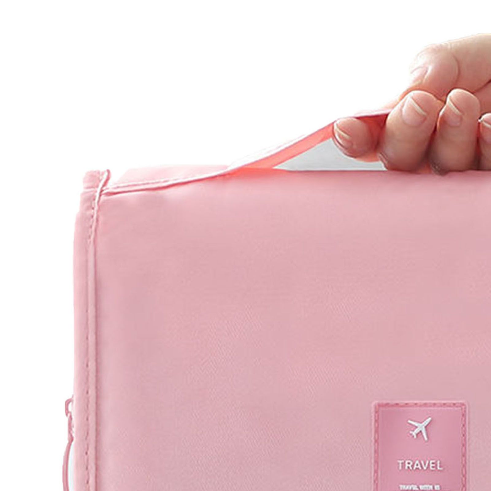 Cosmetic Bag Small Portable Makeup Bag Zippered High Capacity Toiletry Bag view 5