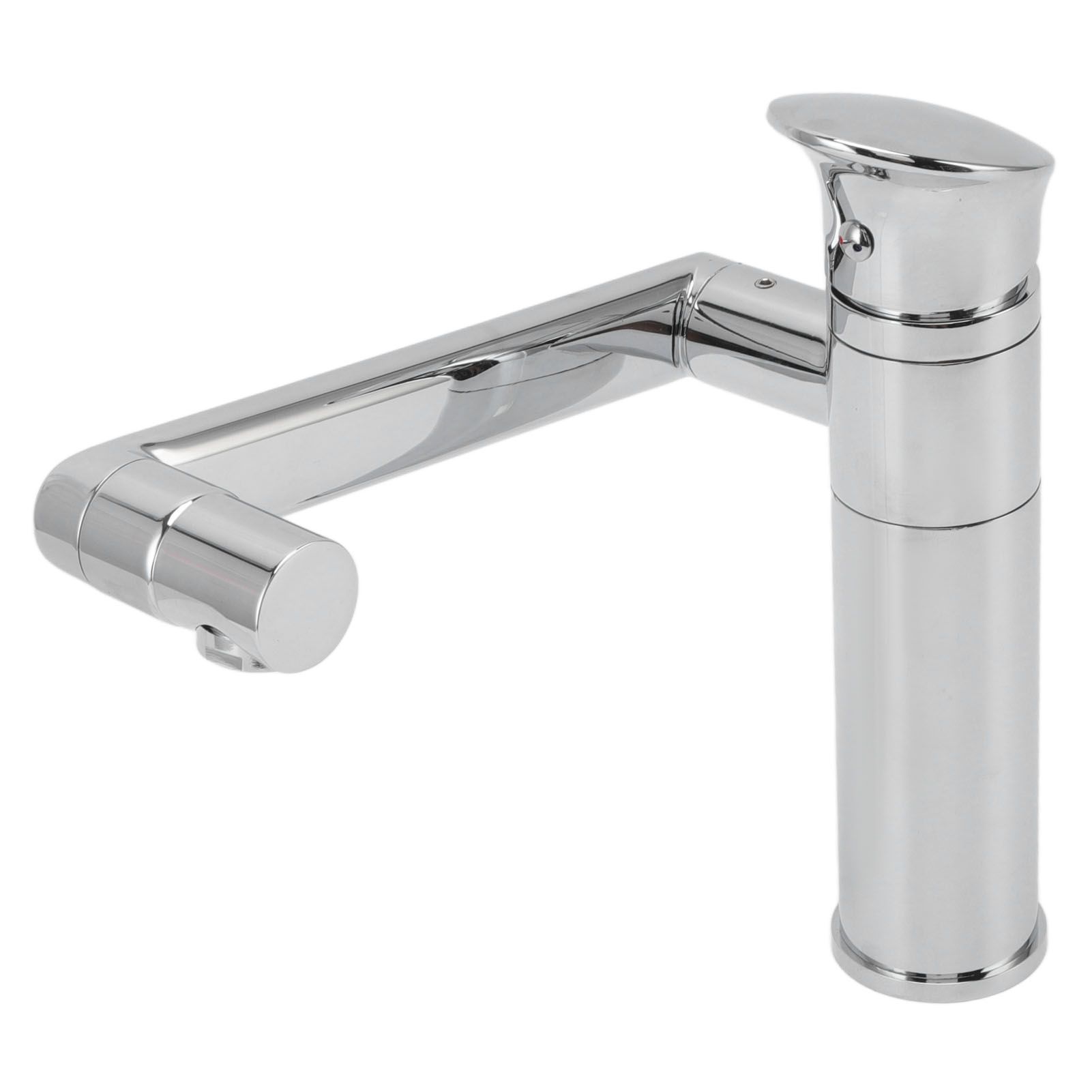 Universal Basin Faucet with Hose Metal Single Hole Sink Tap for Kitchen view 3