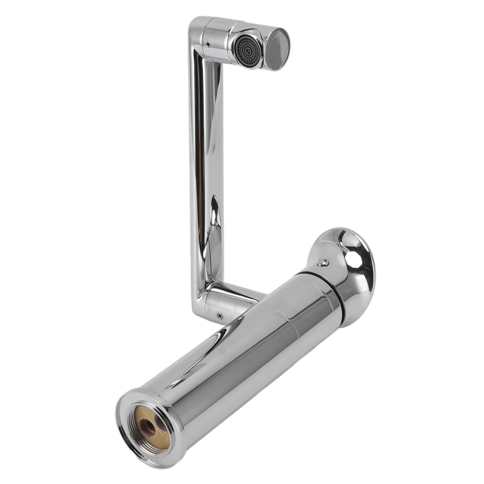 Universal Basin Faucet with Hose Metal Single Hole Sink Tap for Kitchen view 4