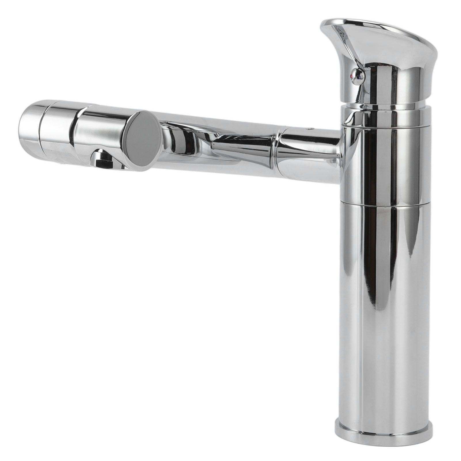 Universal Basin Faucet with Hose Metal Single Hole Sink Tap for Kitchen view 5