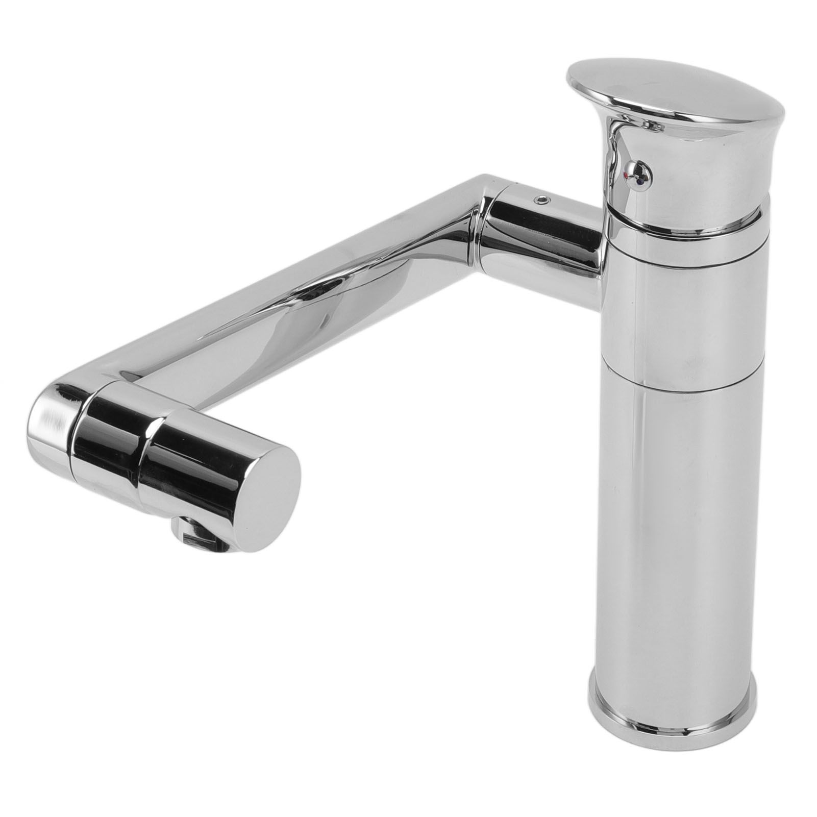 Universal Basin Faucet with Hose Metal Single Hole Sink Tap for Kitchen view 7