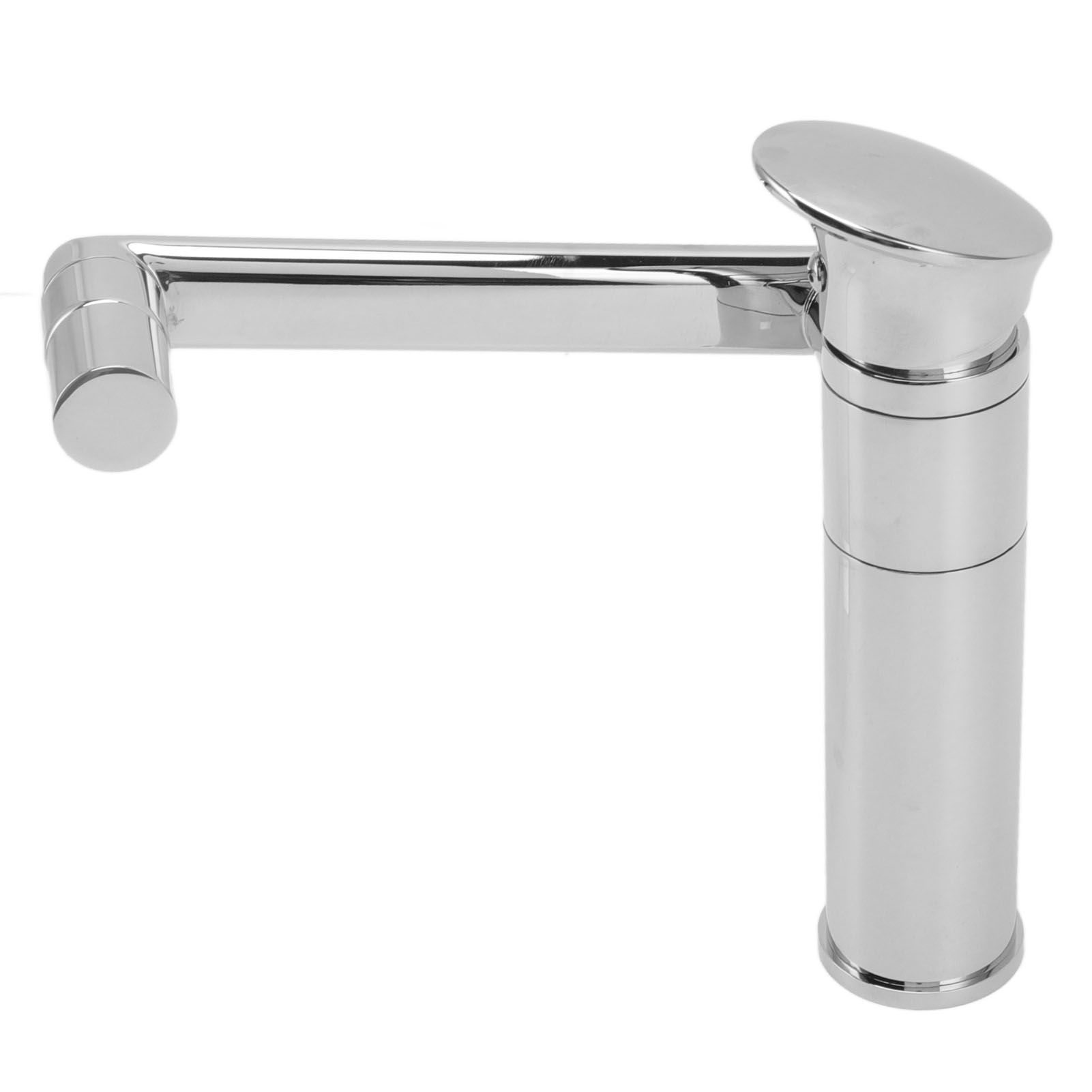 Universal Basin Faucet with Hose Metal Single Hole Sink Tap for Kitchen view 9