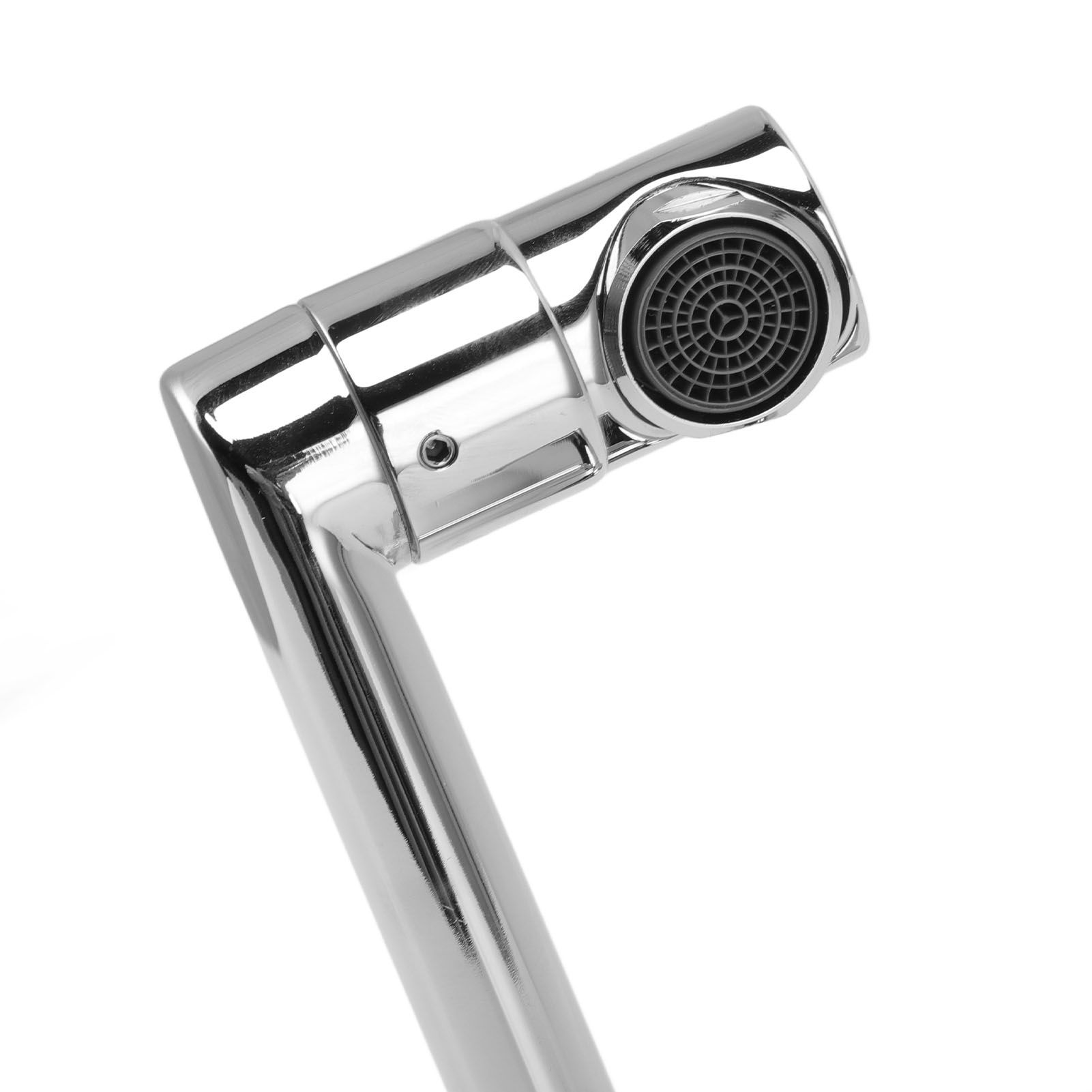 Universal Basin Faucet with Hose Metal Single Hole Sink Tap for Kitchen view 14