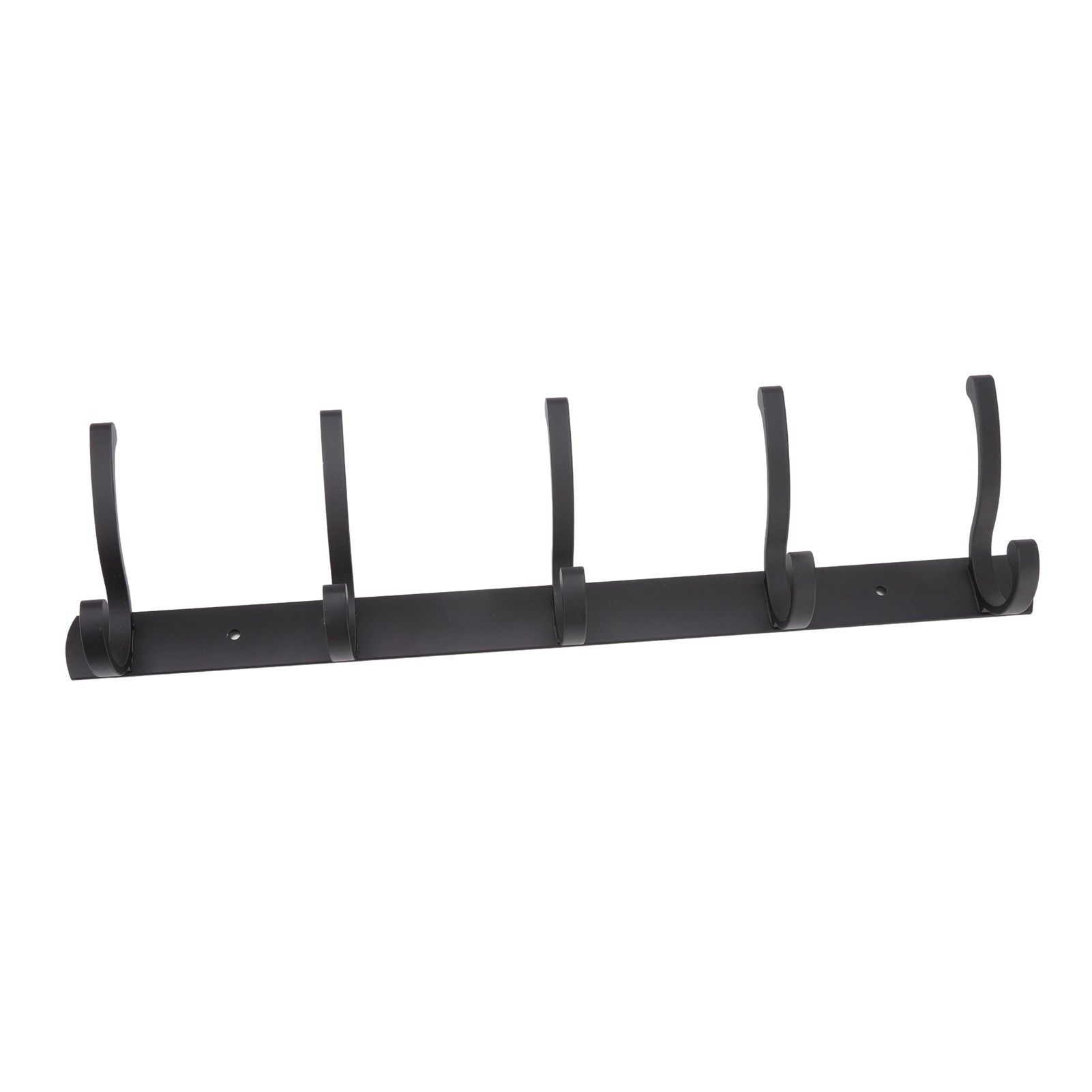 Door Hanging Hooks Modern Minimalist Black 5 Hooks Wall Mounted Thickened view 7