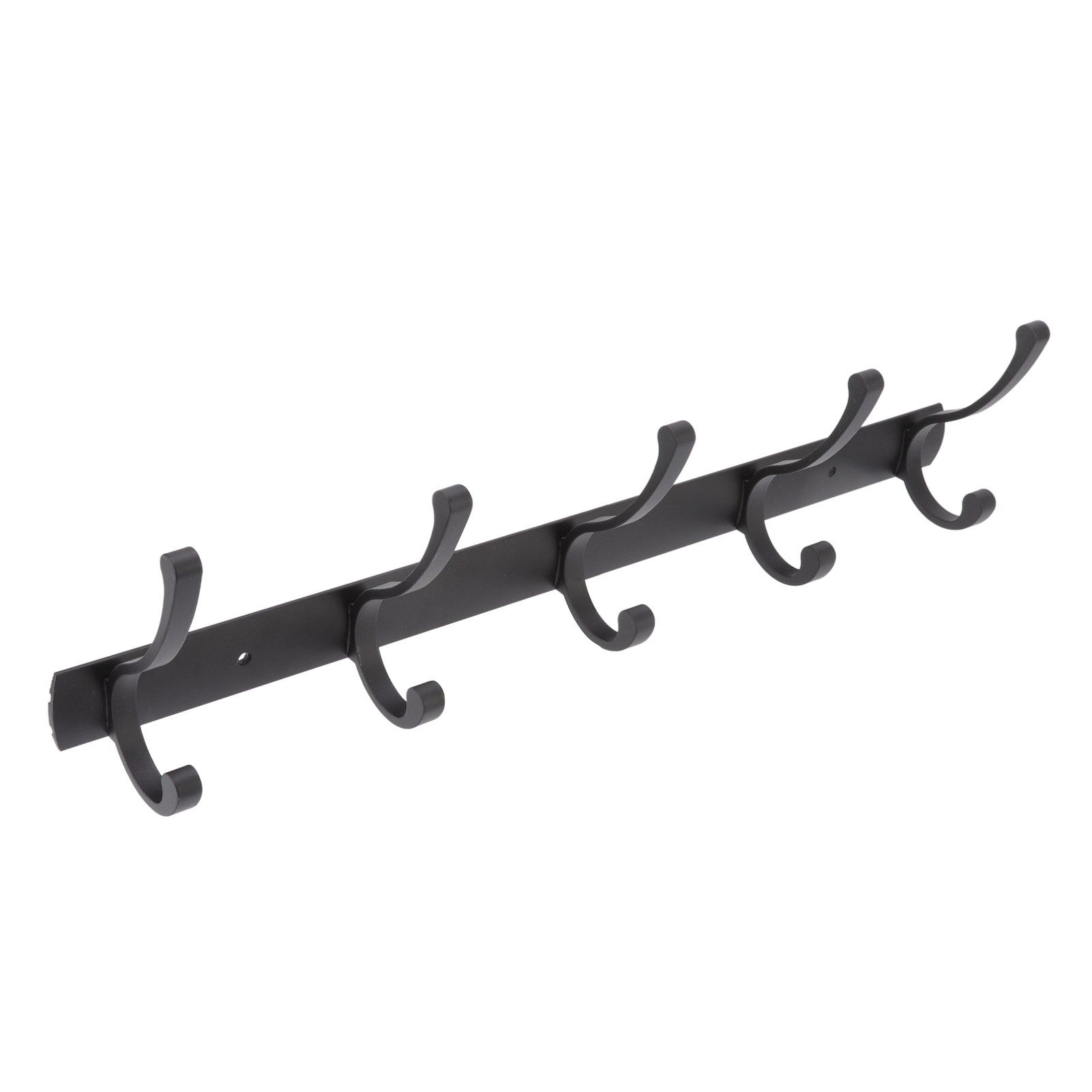 Door Hanging Hooks Modern Minimalist Black 5 Hooks Wall Mounted Thickened view 10