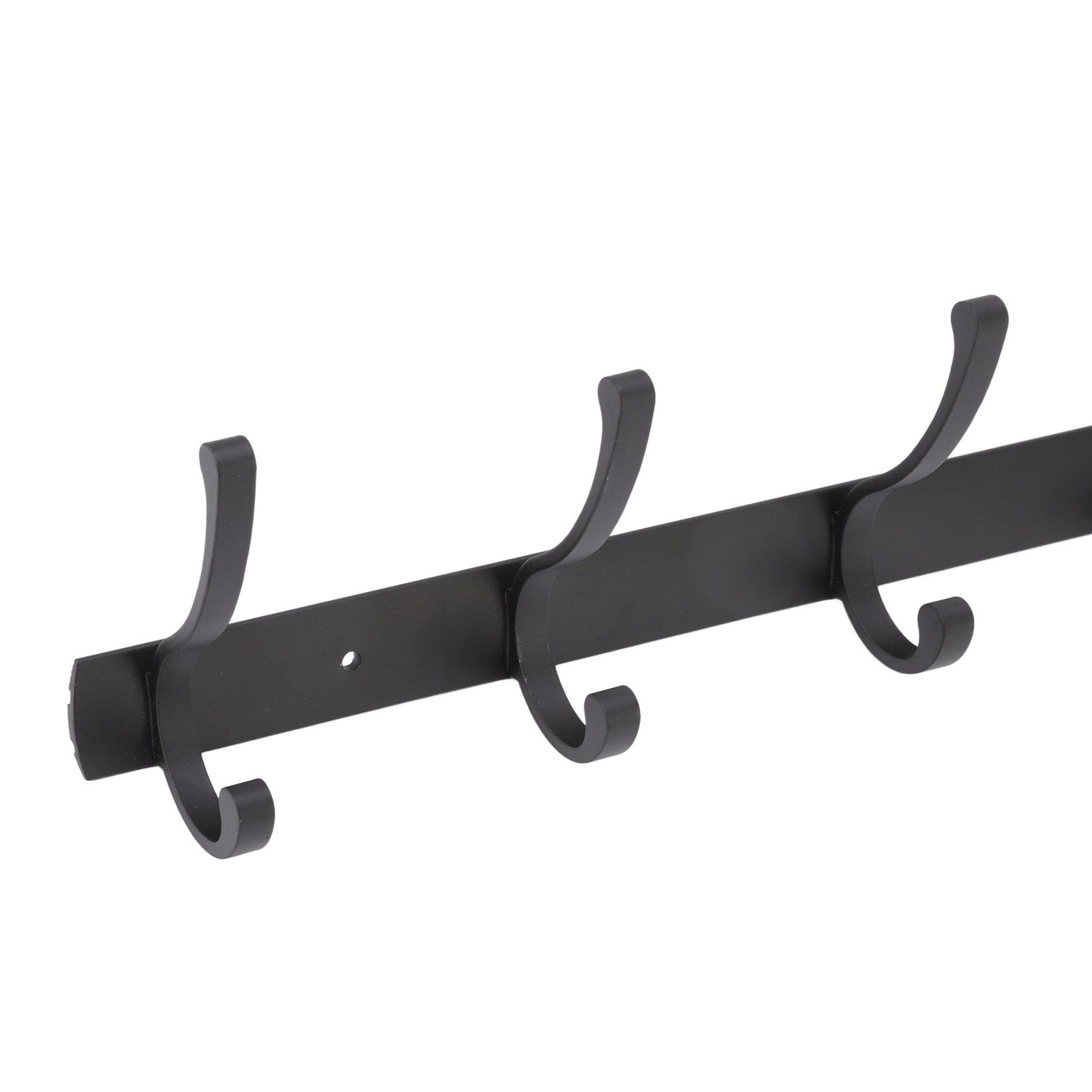 Door Hanging Hooks Modern Minimalist Black 5 Hooks Wall Mounted Thickened view 15