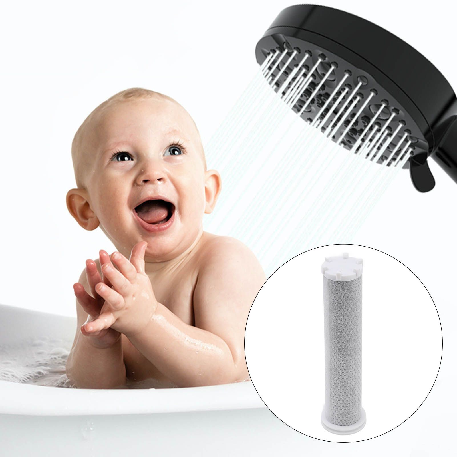Shower Filter Cartridge Easy To Install Safe Impurities Reducing Shower Filter view 12
