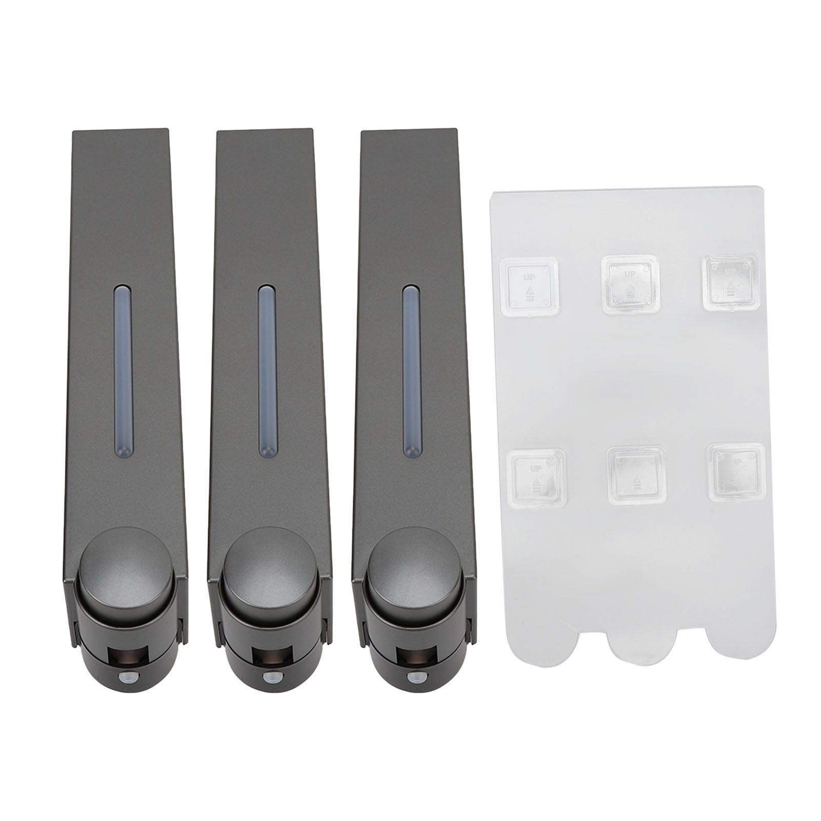 Wall Mounted Liquid Soap Dispensers Back Stick Type Plastic Shampoo Dispenser