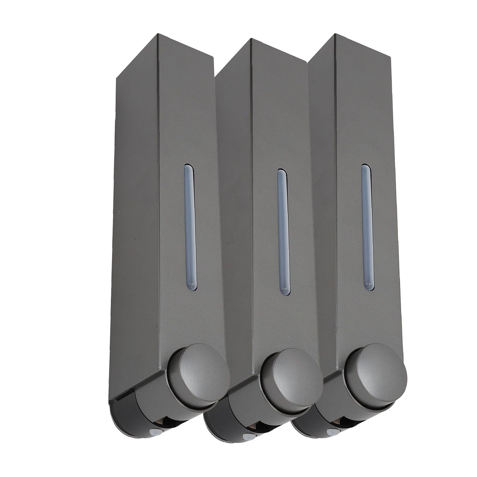 Wall Mounted Liquid Soap Dispensers Back Stick Type Plastic Shampoo Dispenser view 3