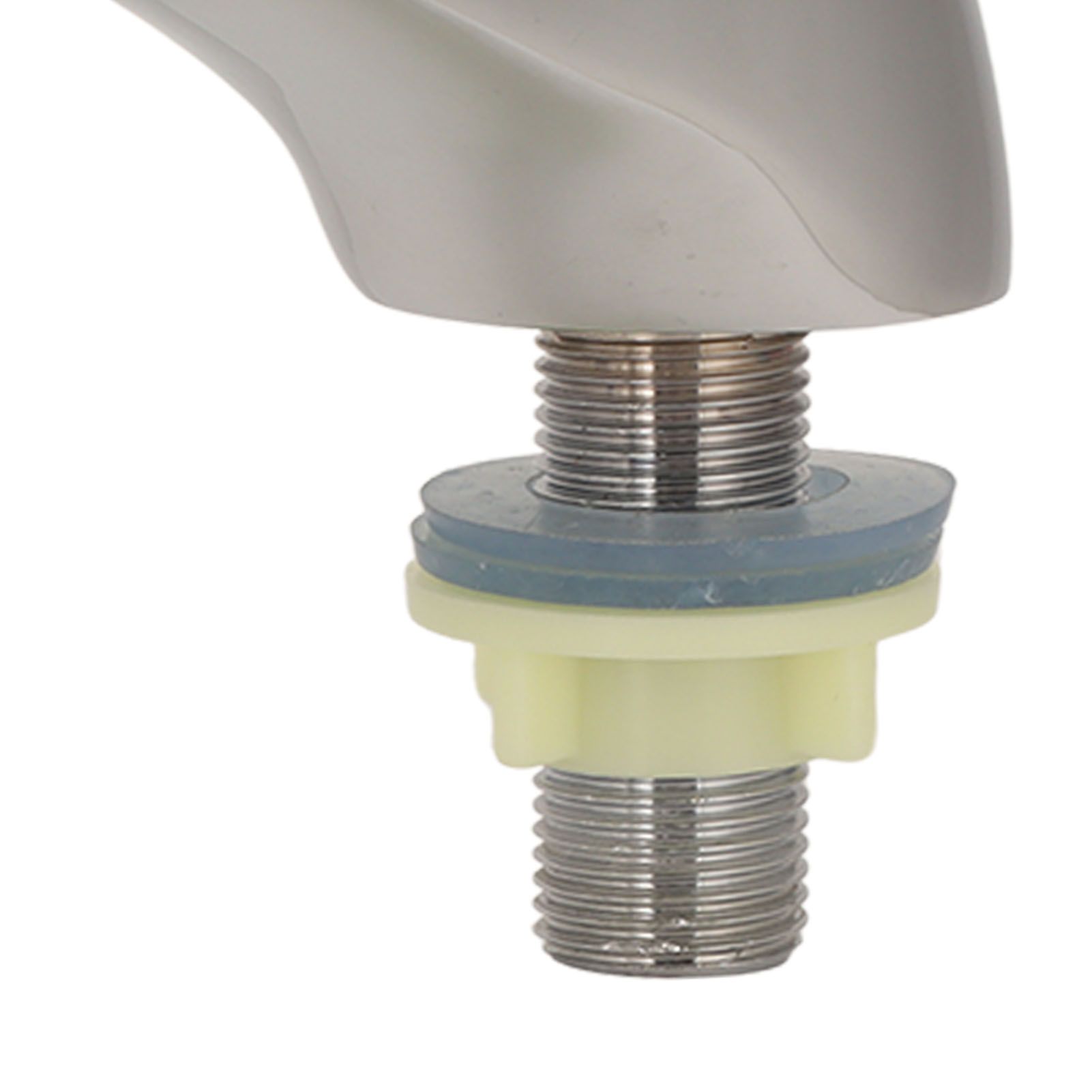 Time Delay Silver Faucet Single Tube Cold Water Basin Taps G1/2 Thread for view 15