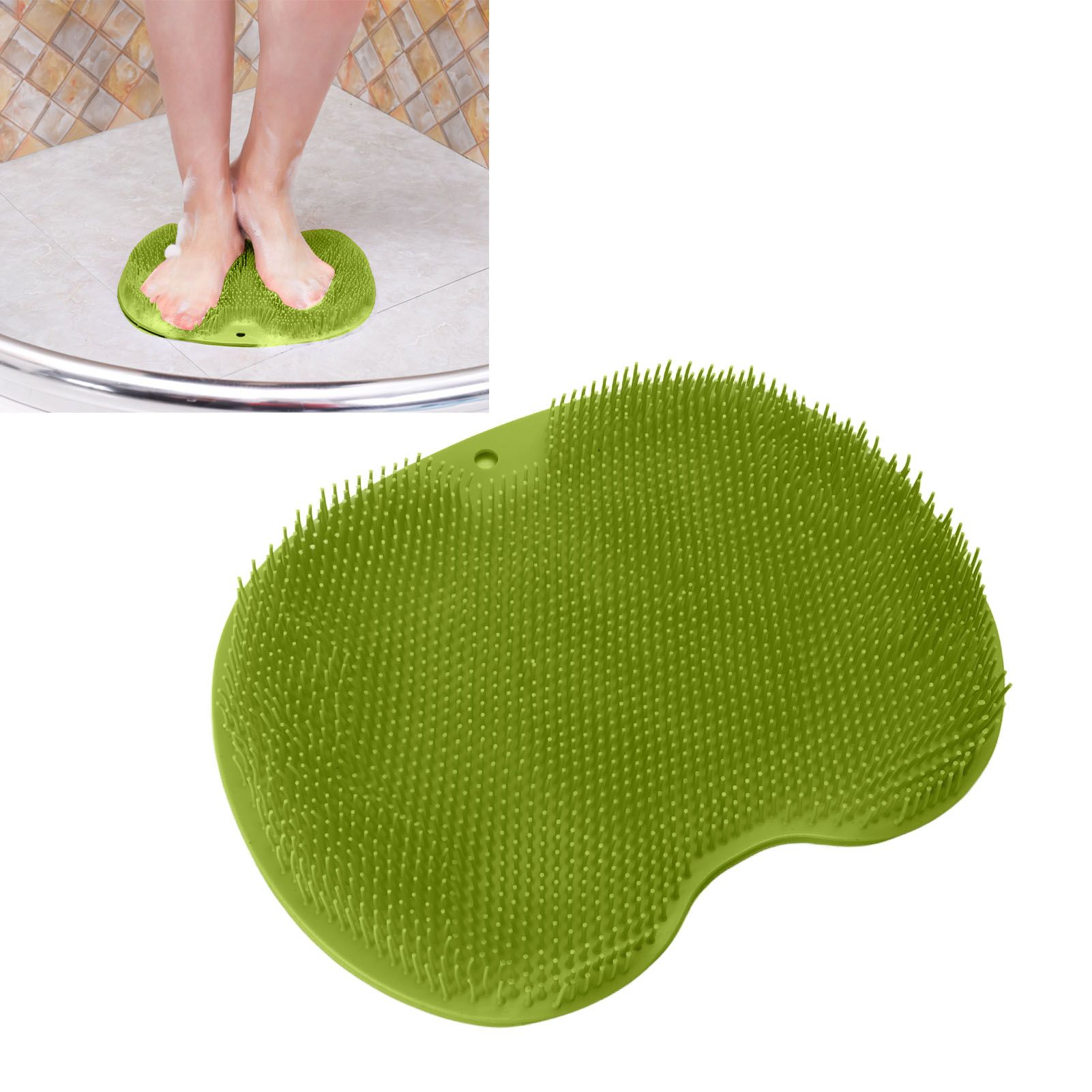 Bathroom Foot Massage Cushion TPE Foot Rub Pad Wall Mountable Foot Massager view 11
