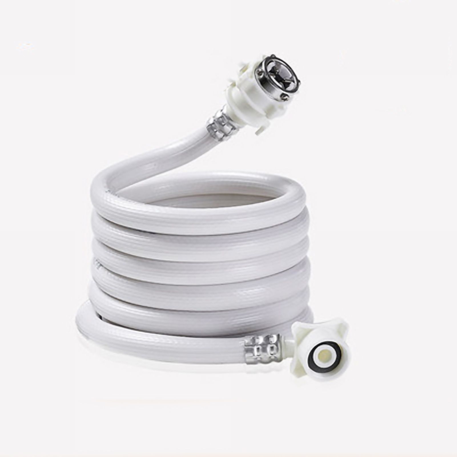 PVC Washing Machine Water Inlet Pipe with Steel Connector Extension Tube — image 1