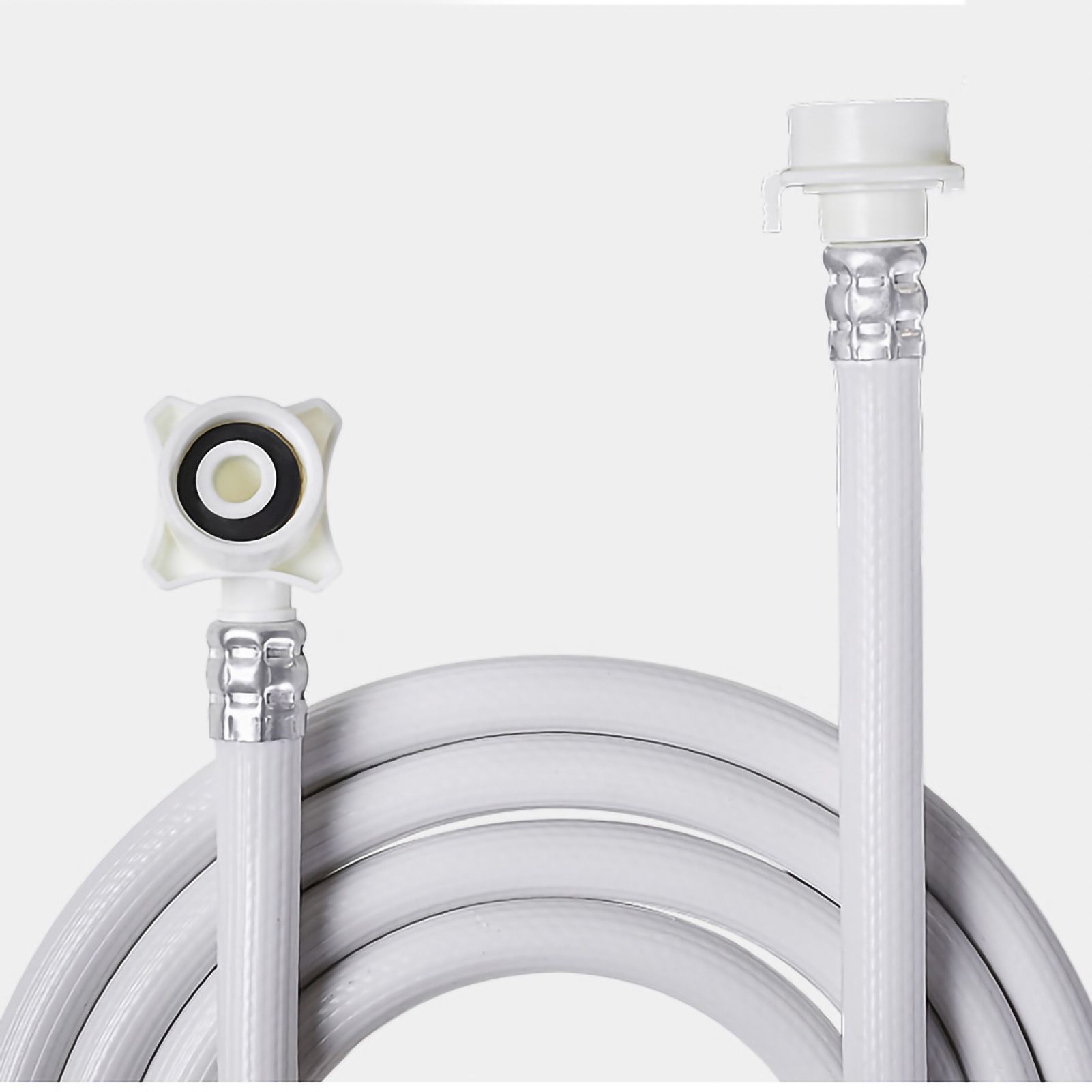 PVC Washing Machine Water Inlet Pipe with Steel Connector Extension Tube view 4