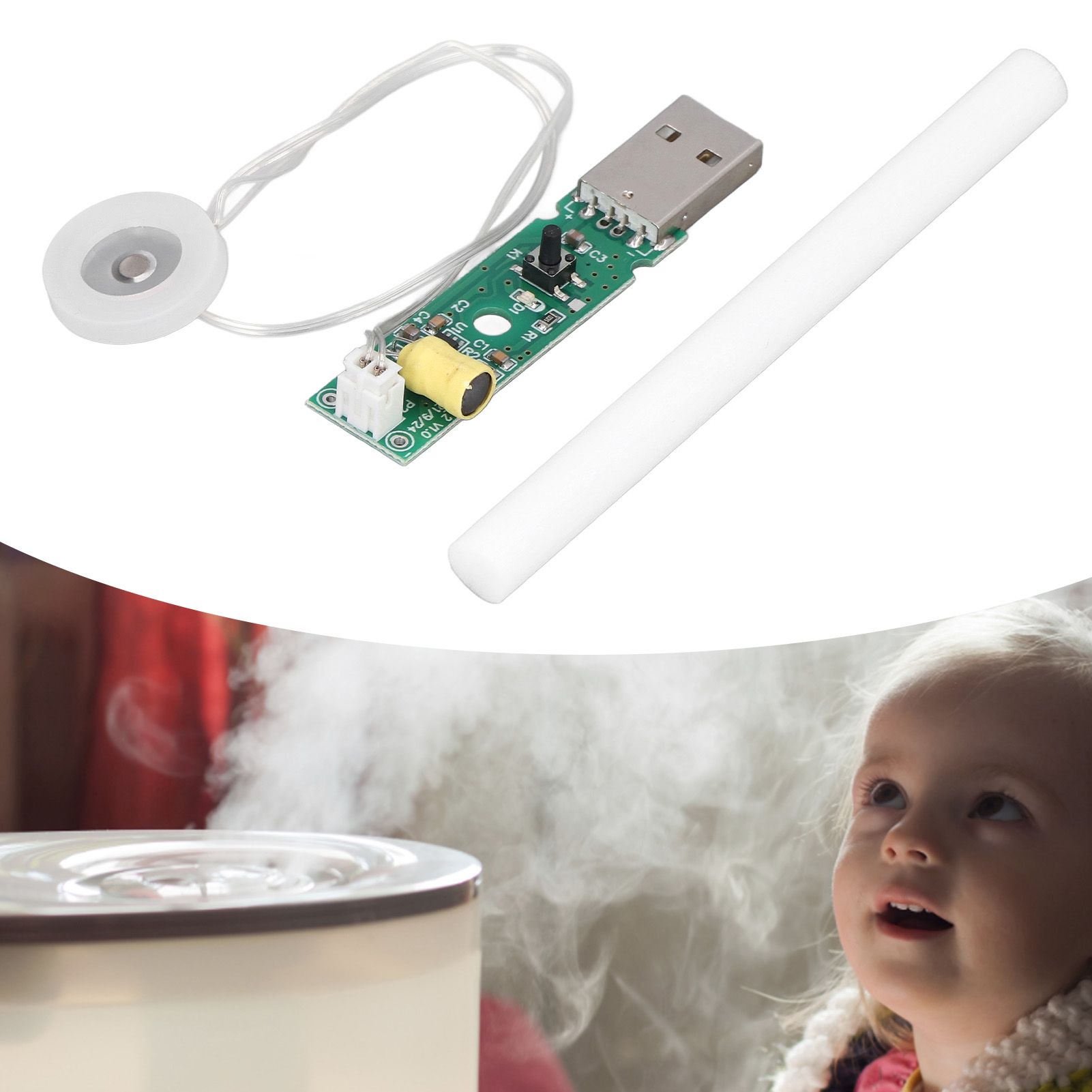 Atomization Module with Switch Control Timing Shutdown Ultrasonic Humidifier view 12