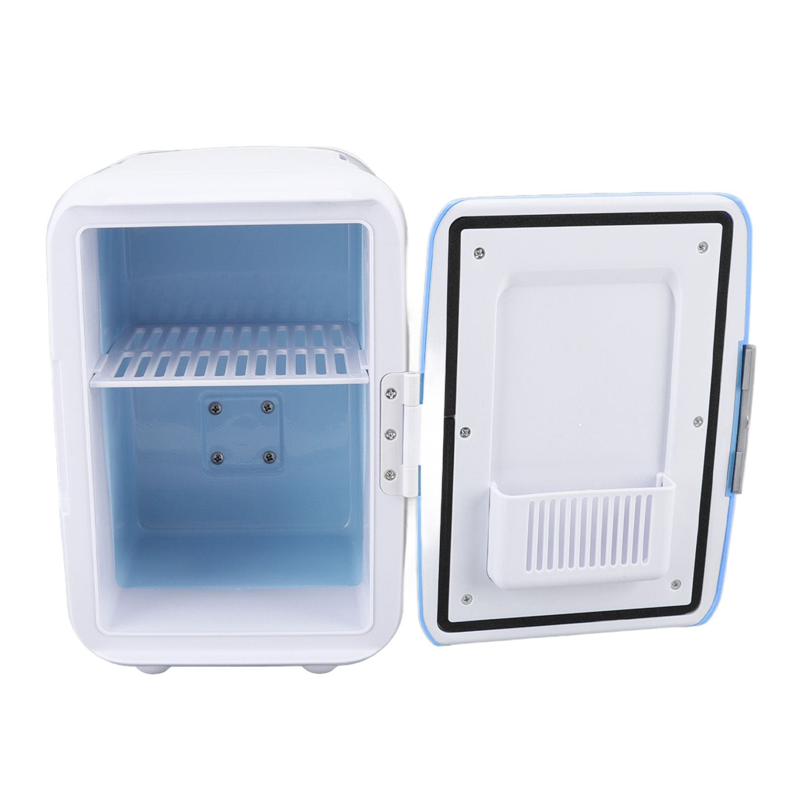 Car Fridge 4 Liters Durable ABS Cosmetic Storage Detachable Partition Portable view 2